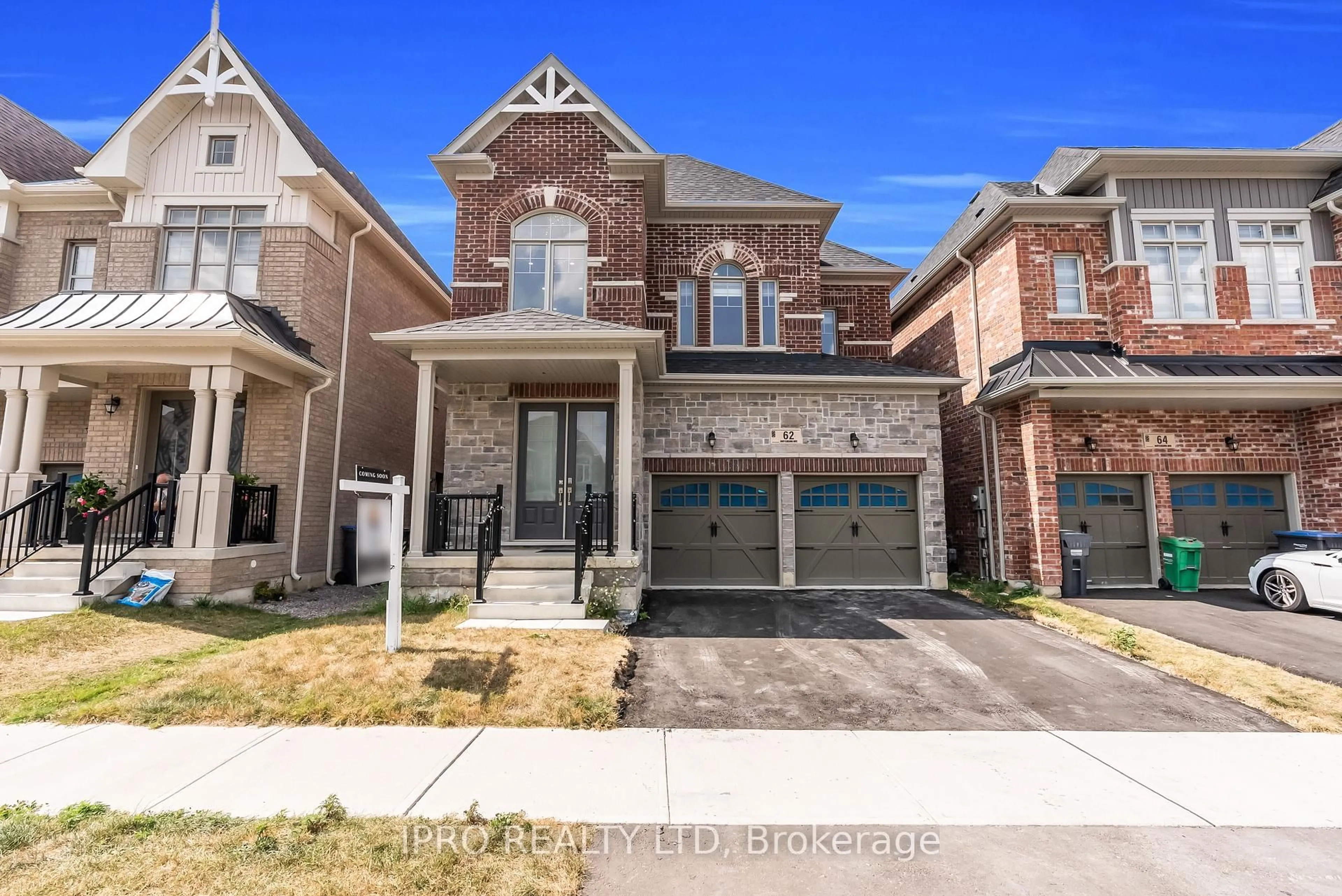 Home with brick exterior material, street for 62 Dotchson Ave, Caledon Ontario L7C 4G7