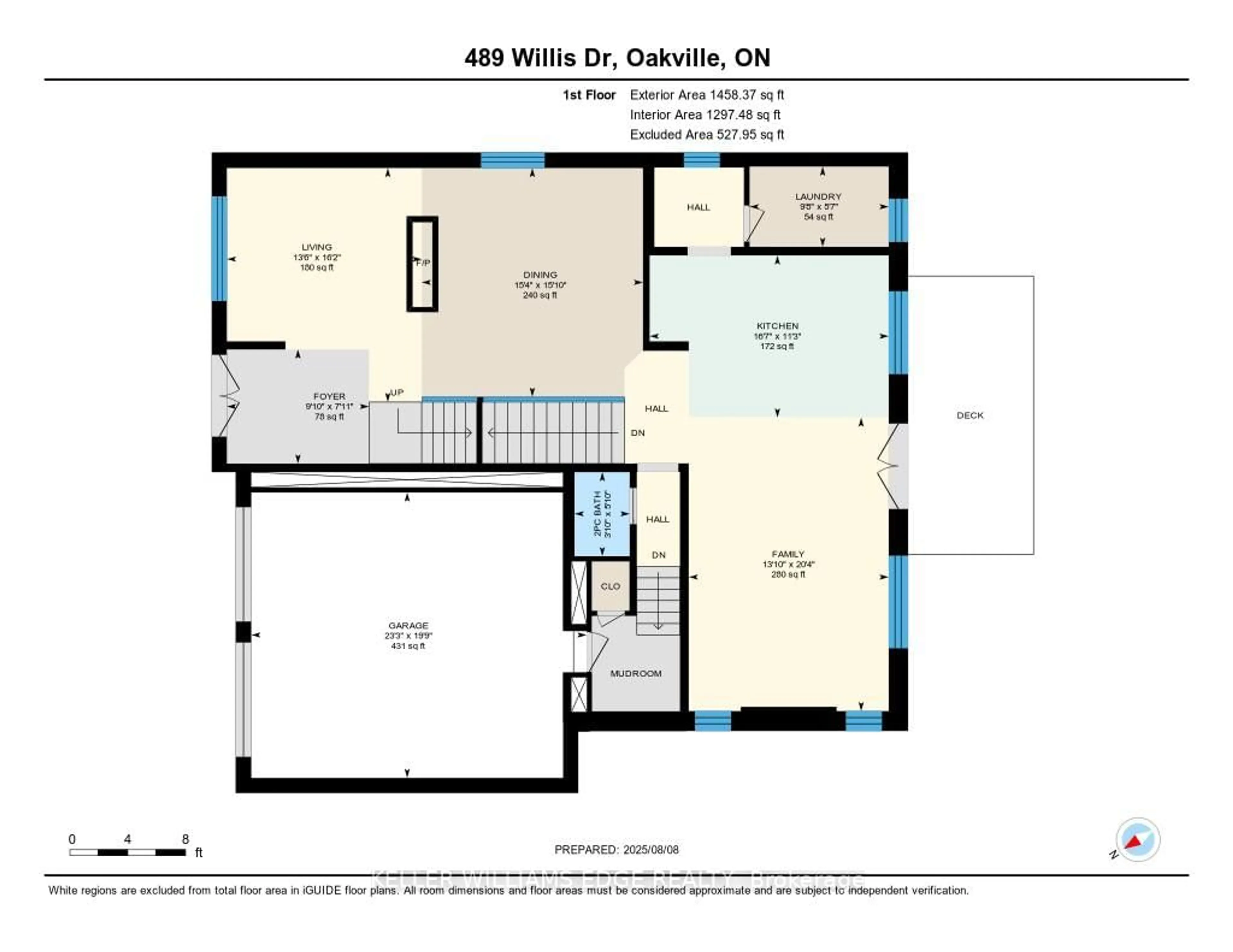 Floor plan for 489 Willis Dr, Oakville Ontario L6L 4V6