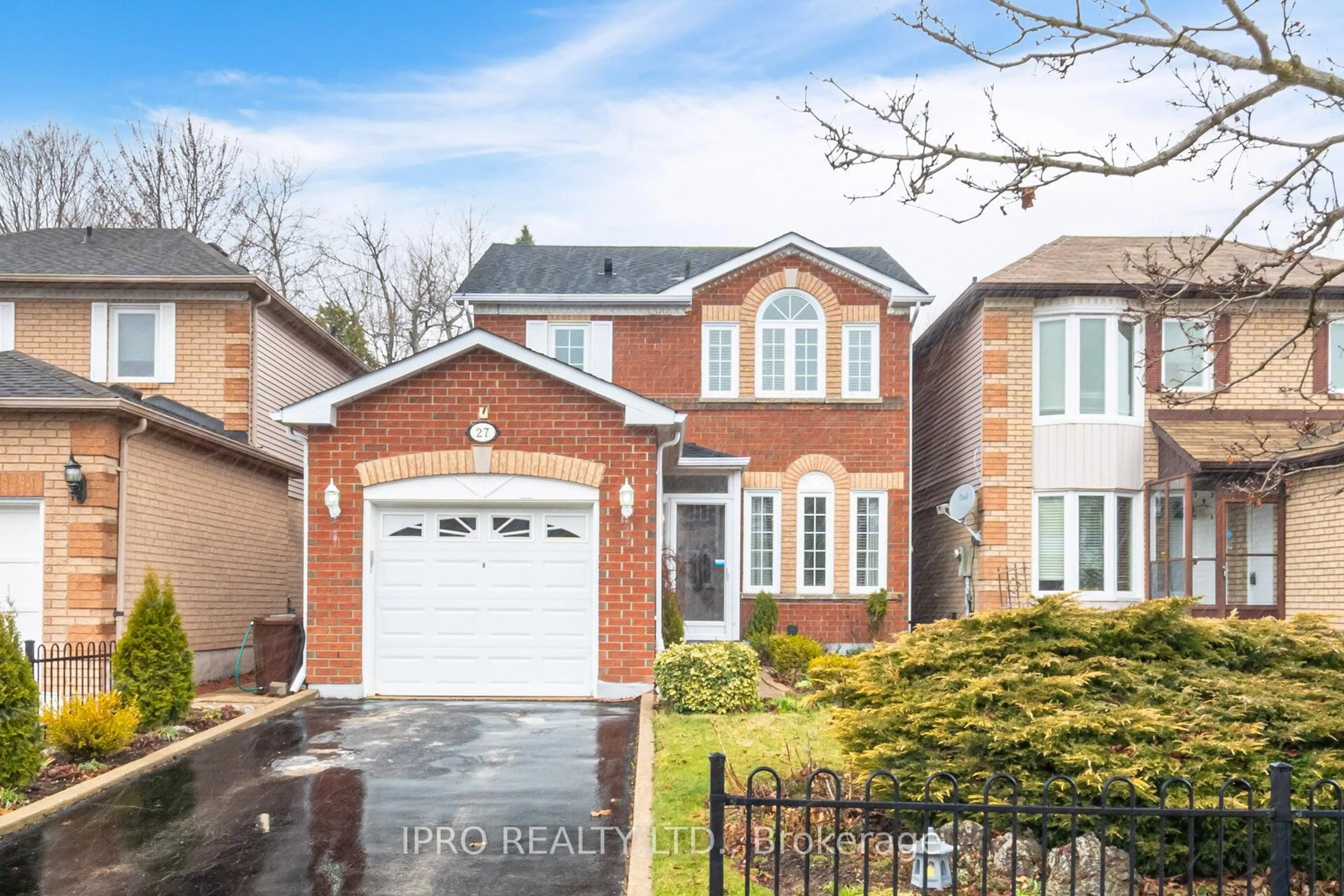 Home with brick exterior material, street for 27 Lasby Lane, Halton Hills Ontario L7J 2W9