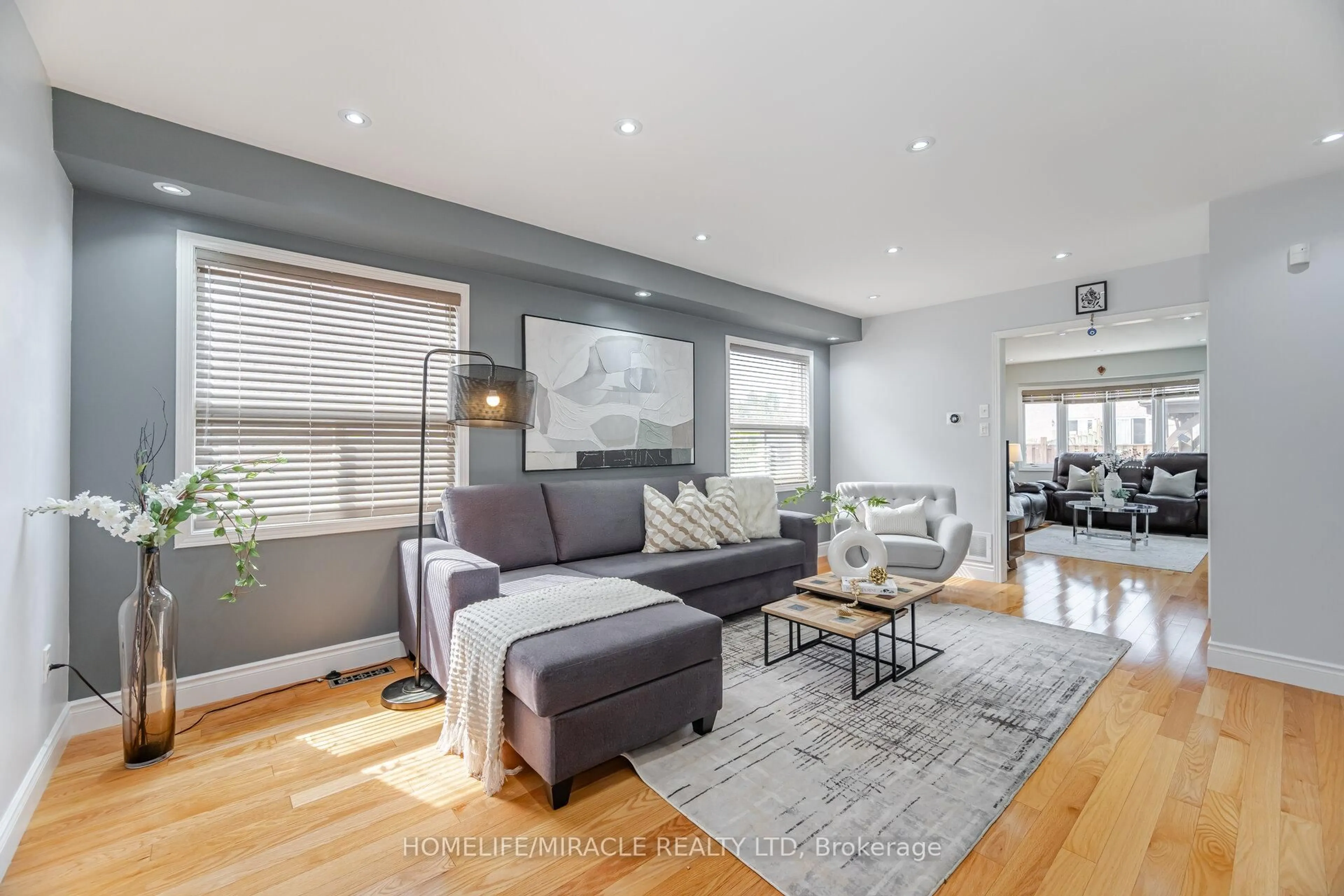 Living room with furniture, unknown for 106 Eastbrook Way, Brampton Ontario L6P 0Z9
