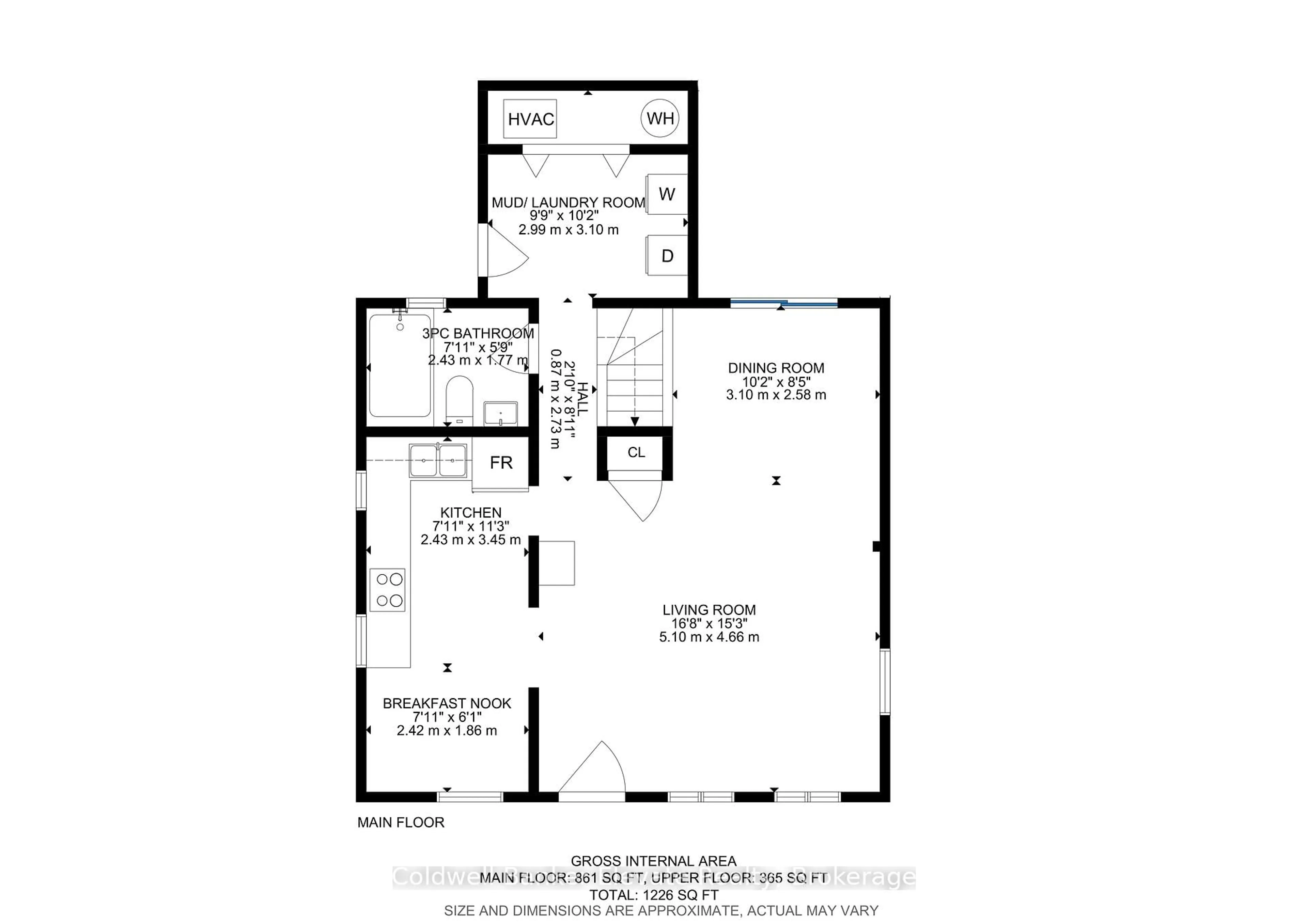 Floor plan for 12 Churchill Cres, Halton Hills Ontario L7G 2N1