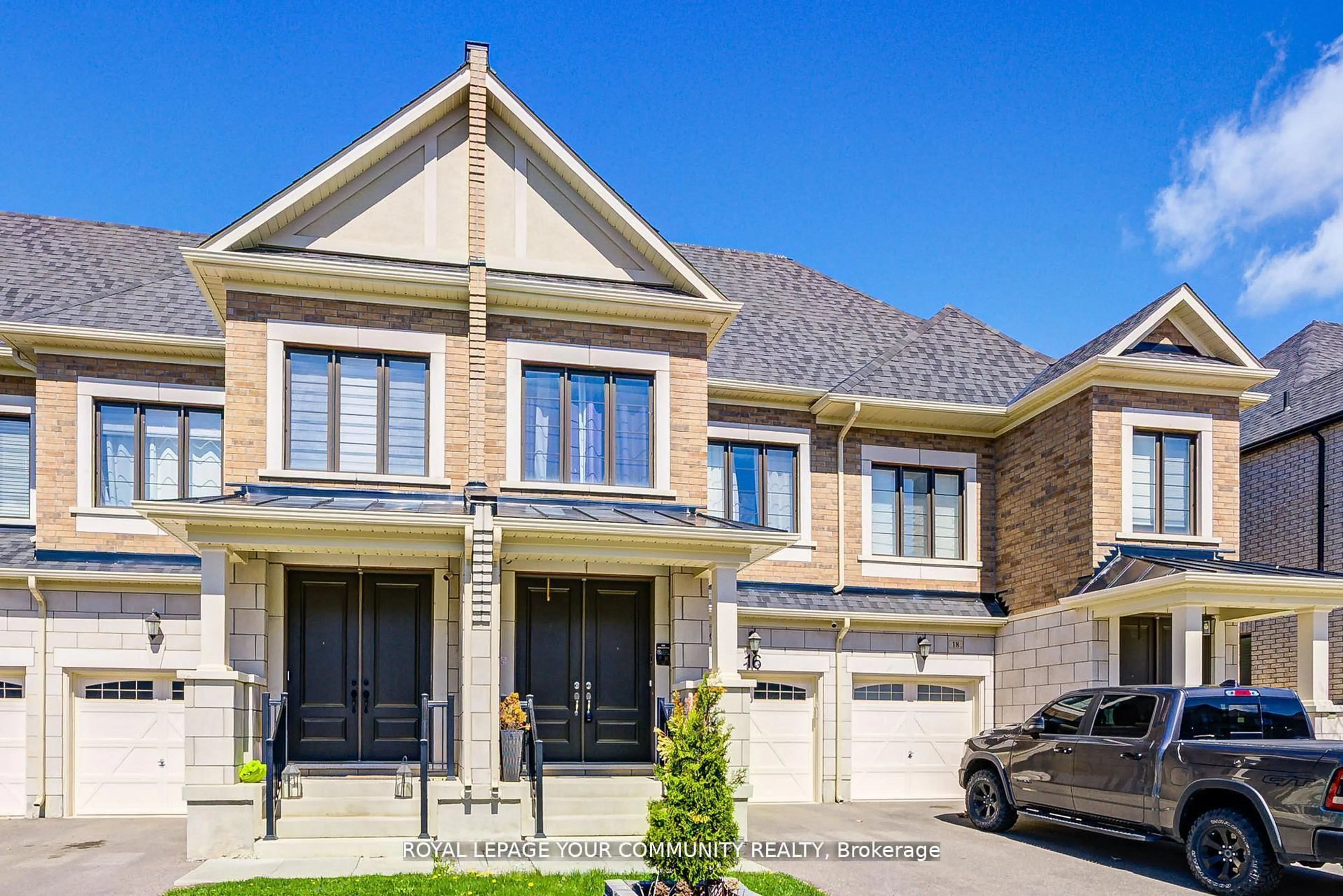 Home with brick exterior material, street for 16 Angelfish Rd, Brampton Ontario L7A 5C5