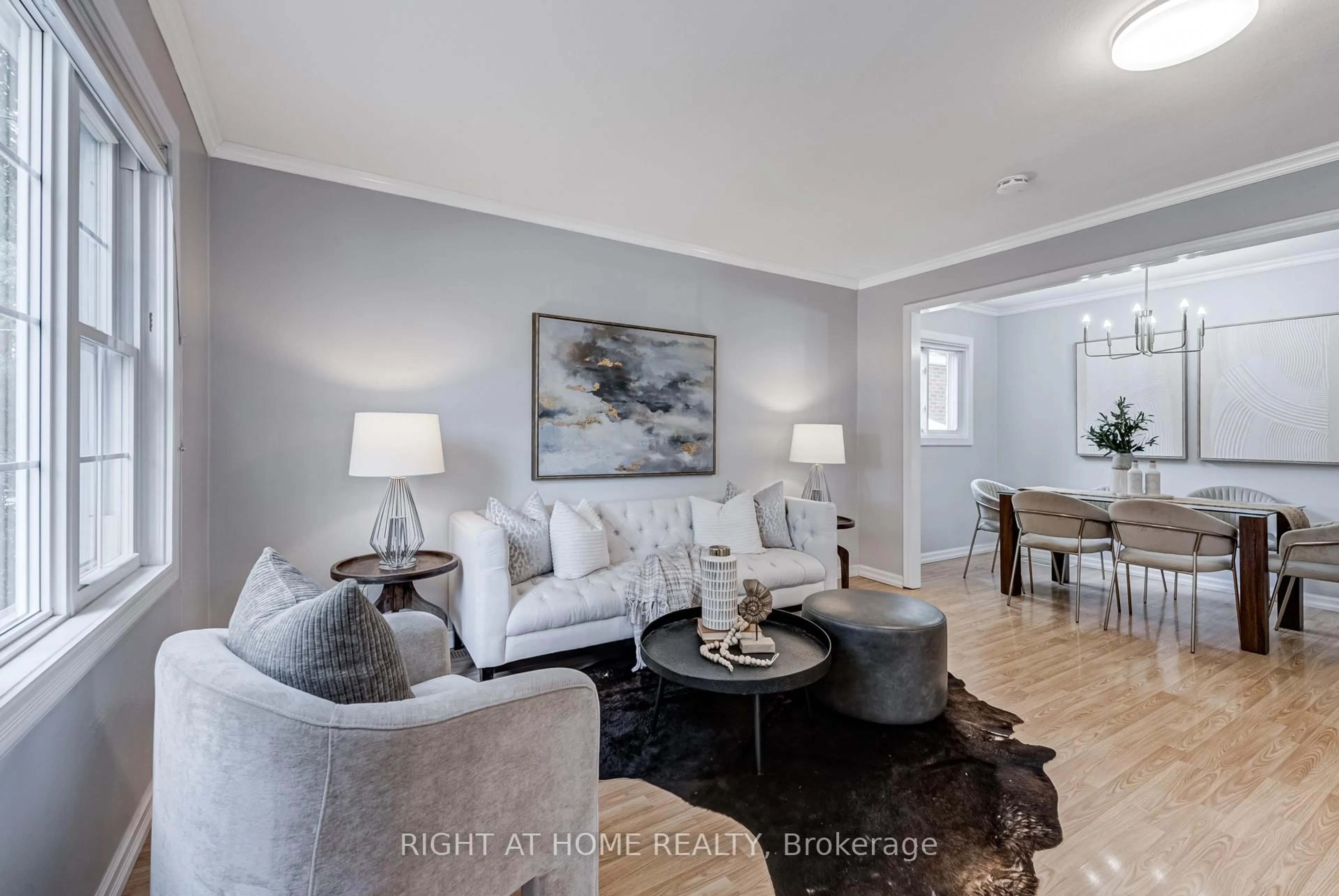 Living room with furniture, unknown for 6 Struthers St, Toronto Ontario M8V 1Y1