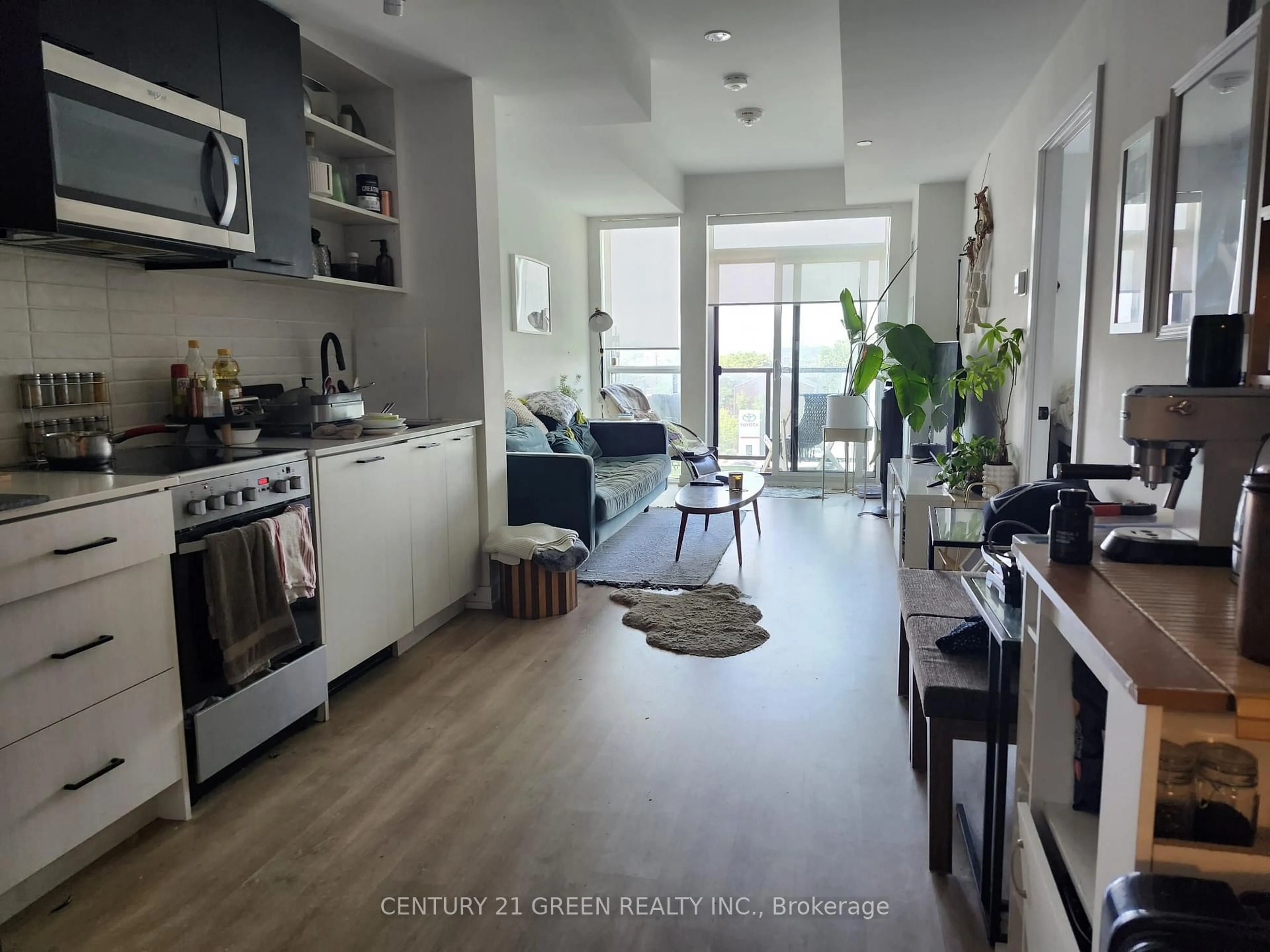 Open concept kitchen, unknown for 2300 St. Clair Ave #502, Toronto Ontario M6N 0B3