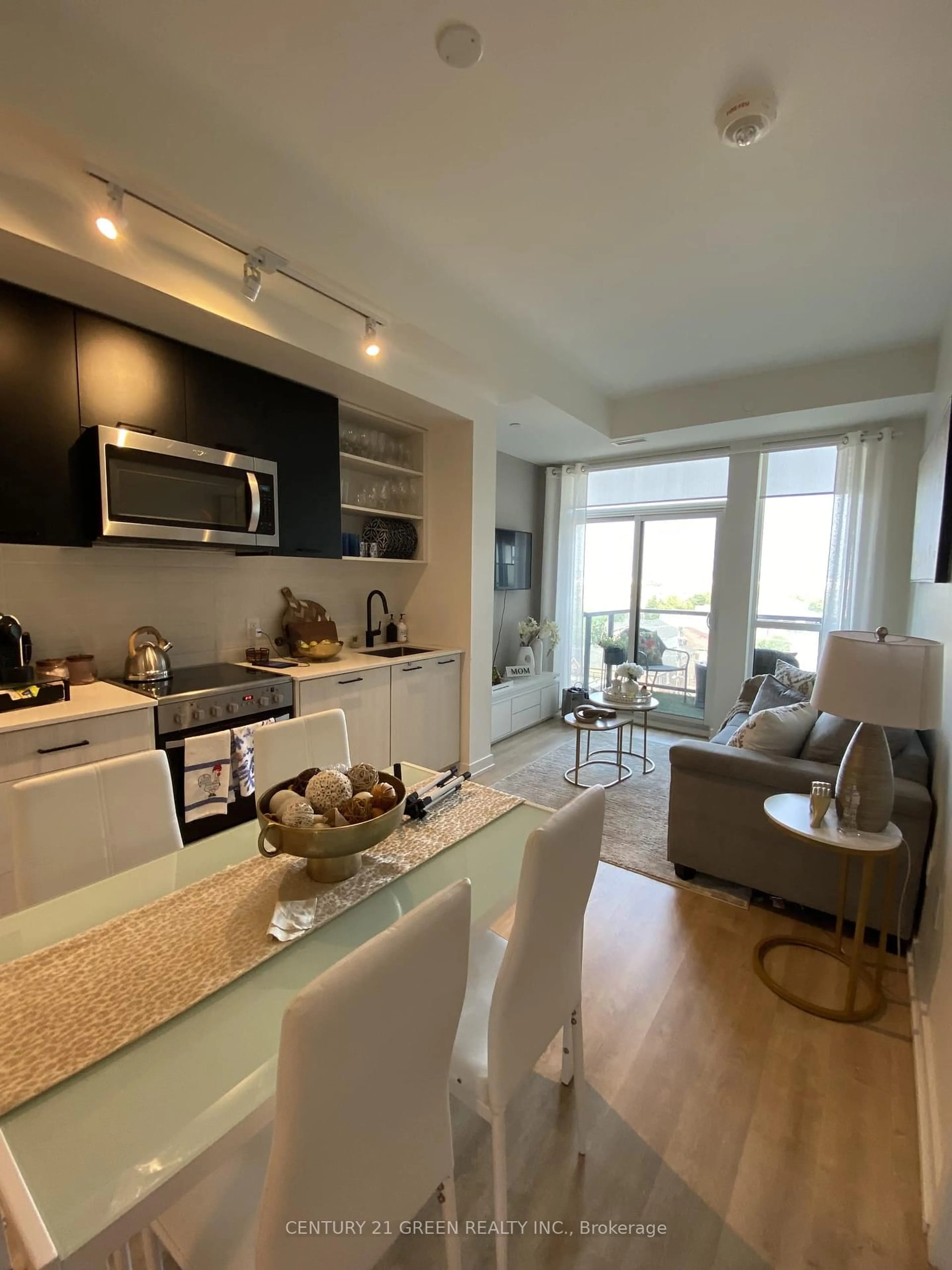 Open concept kitchen, unknown for 2300 St. Clair Ave #613, Toronto Ontario M6N 1K8