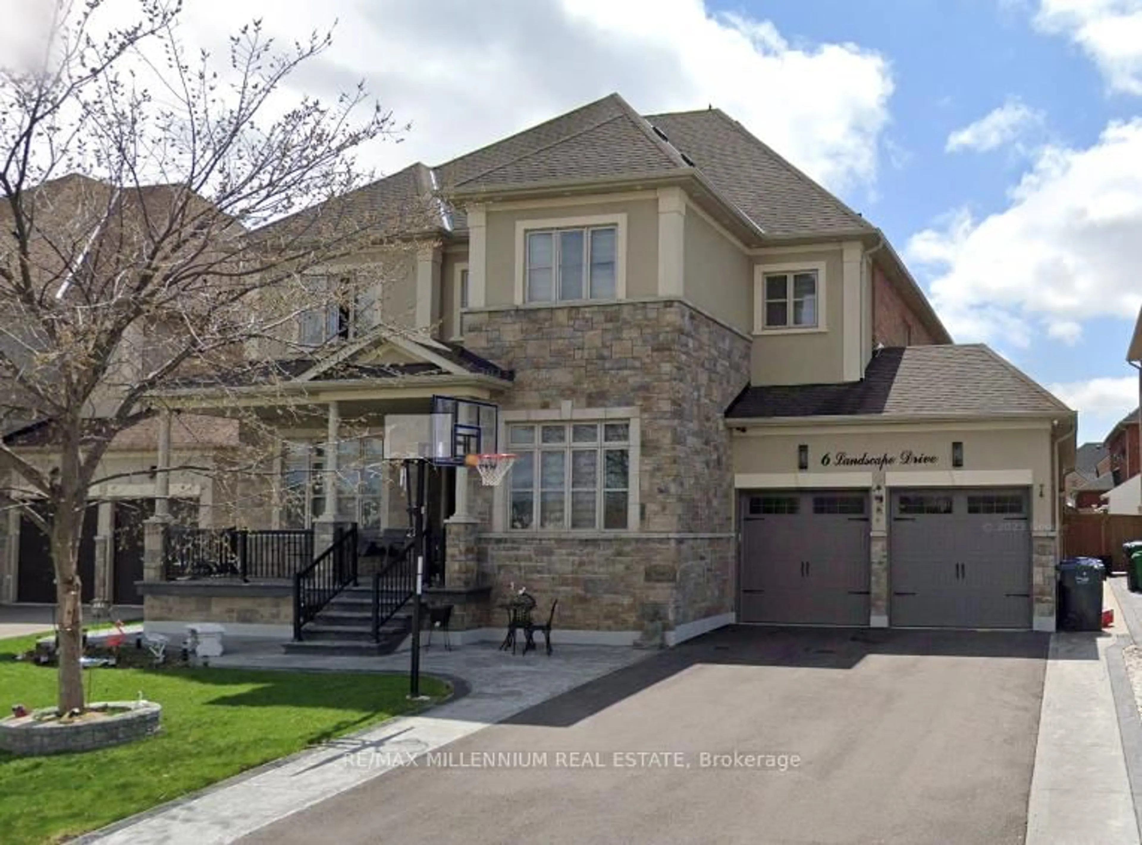 Home with brick exterior material, street for 6 Landscape Dr, Brampton Ontario L6P 2Z1