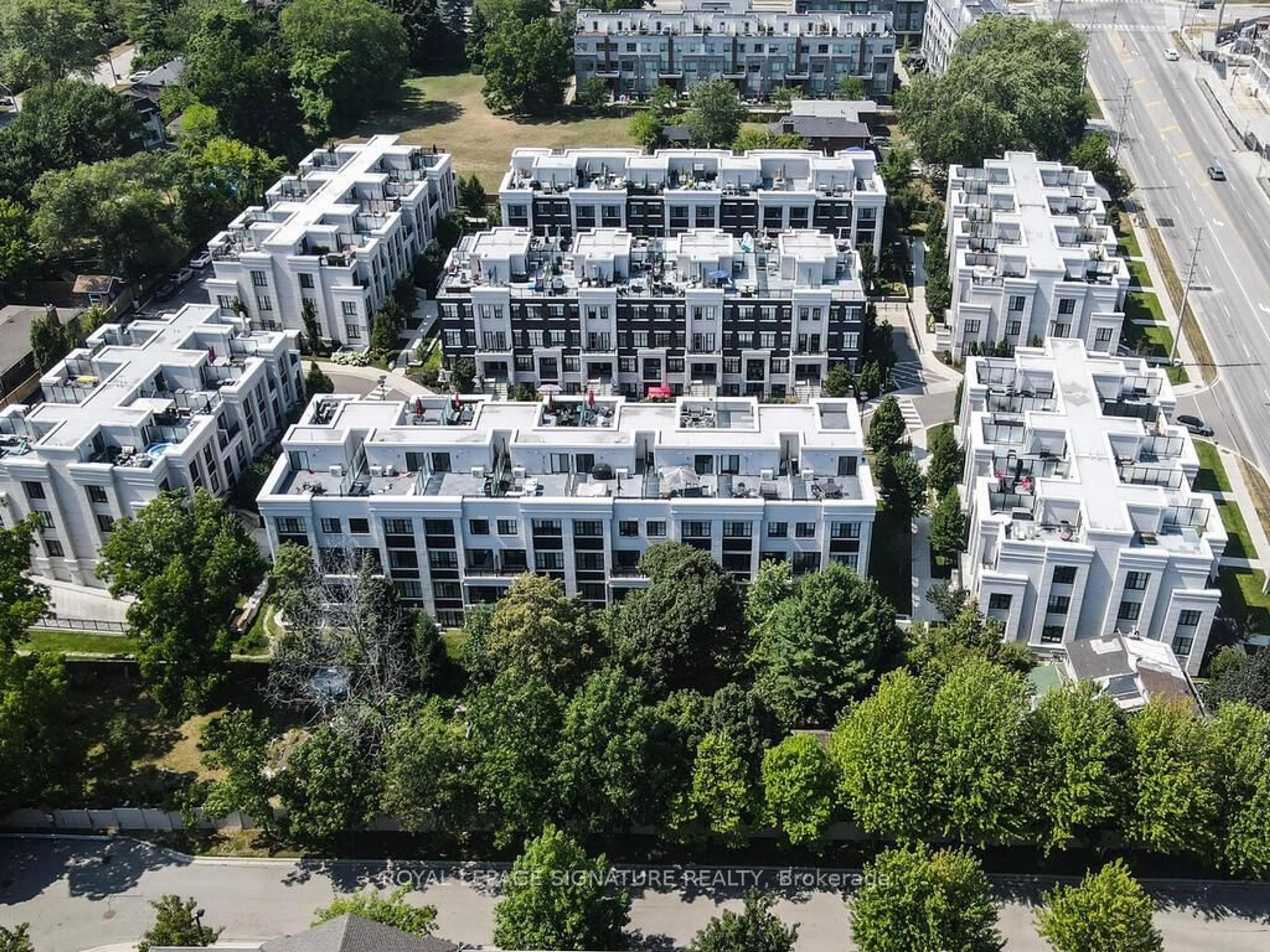 A pic from outside/outdoor area/front of a property/back of a property/a pic from drone, city buildings view from balcony for 652 Cricklewood Dr #212, Mississauga Ontario L5G 0B9