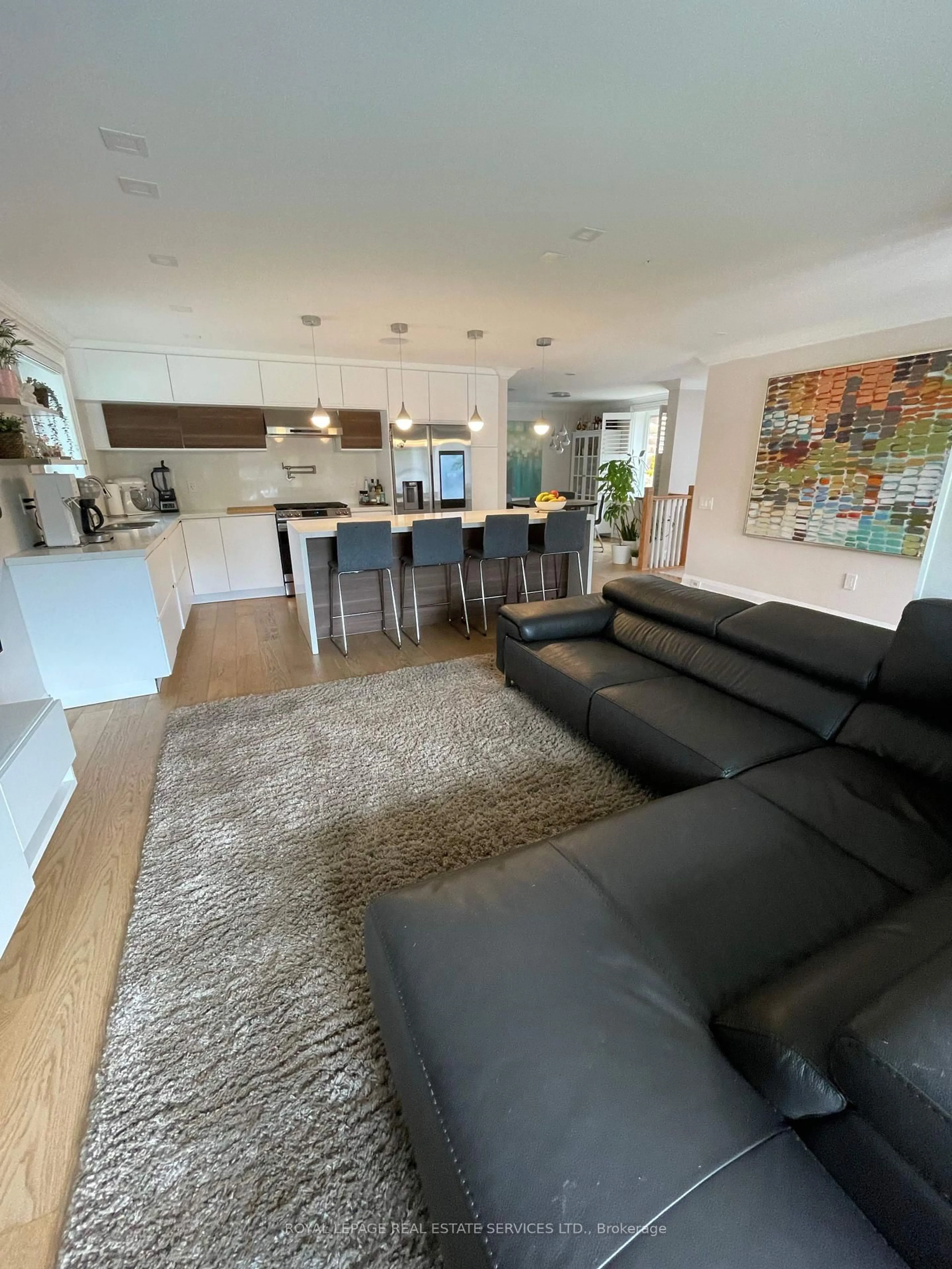Living room with furniture, unknown for 12 Warlingham Crt, Toronto Ontario M9C 3K3