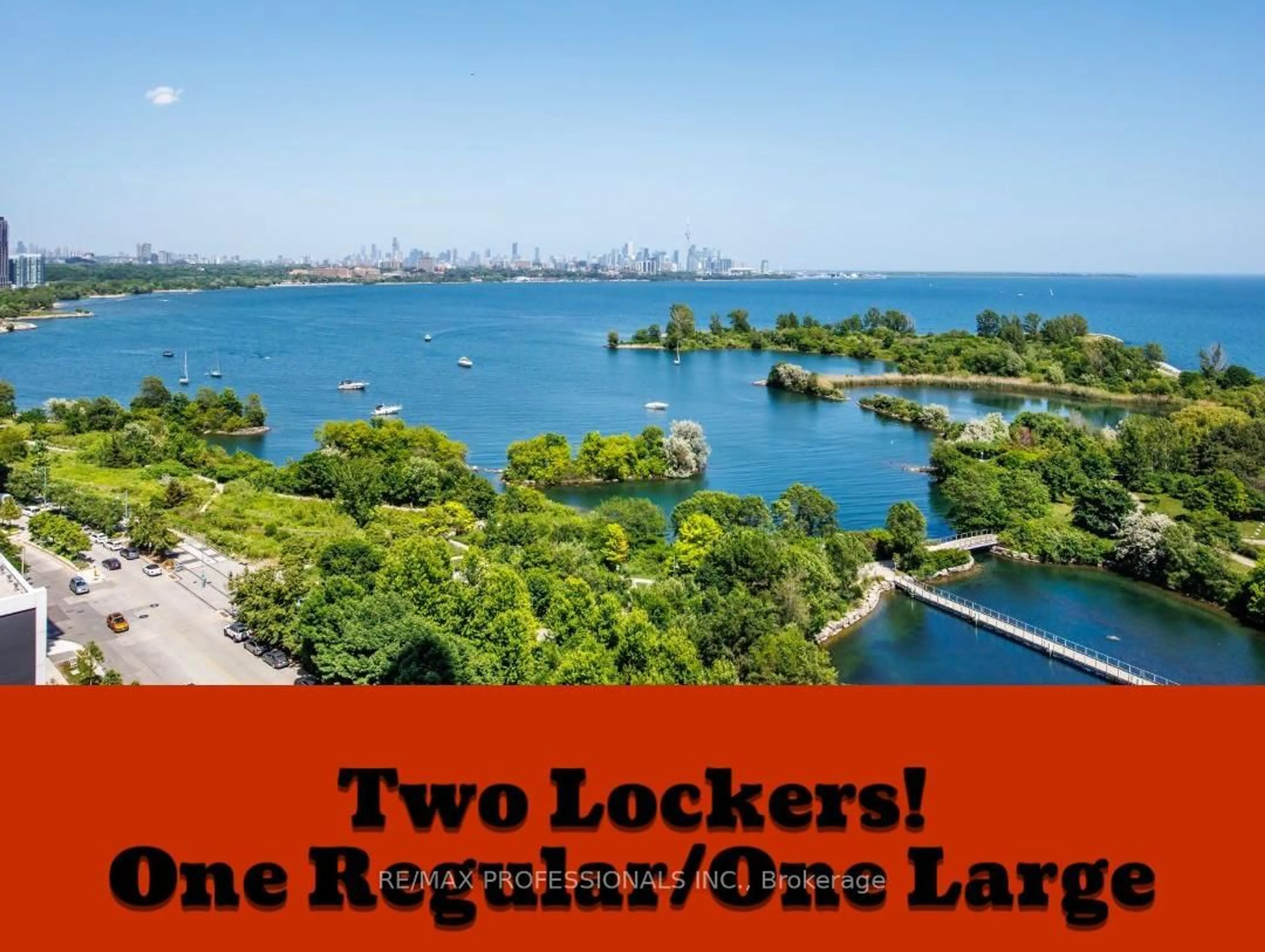 A pic from outside/outdoor area/front of a property/back of a property/a pic from drone, water/lake/river/ocean view for 20 Shore Breeze Dr #1406, Toronto Ontario M8V 0C7