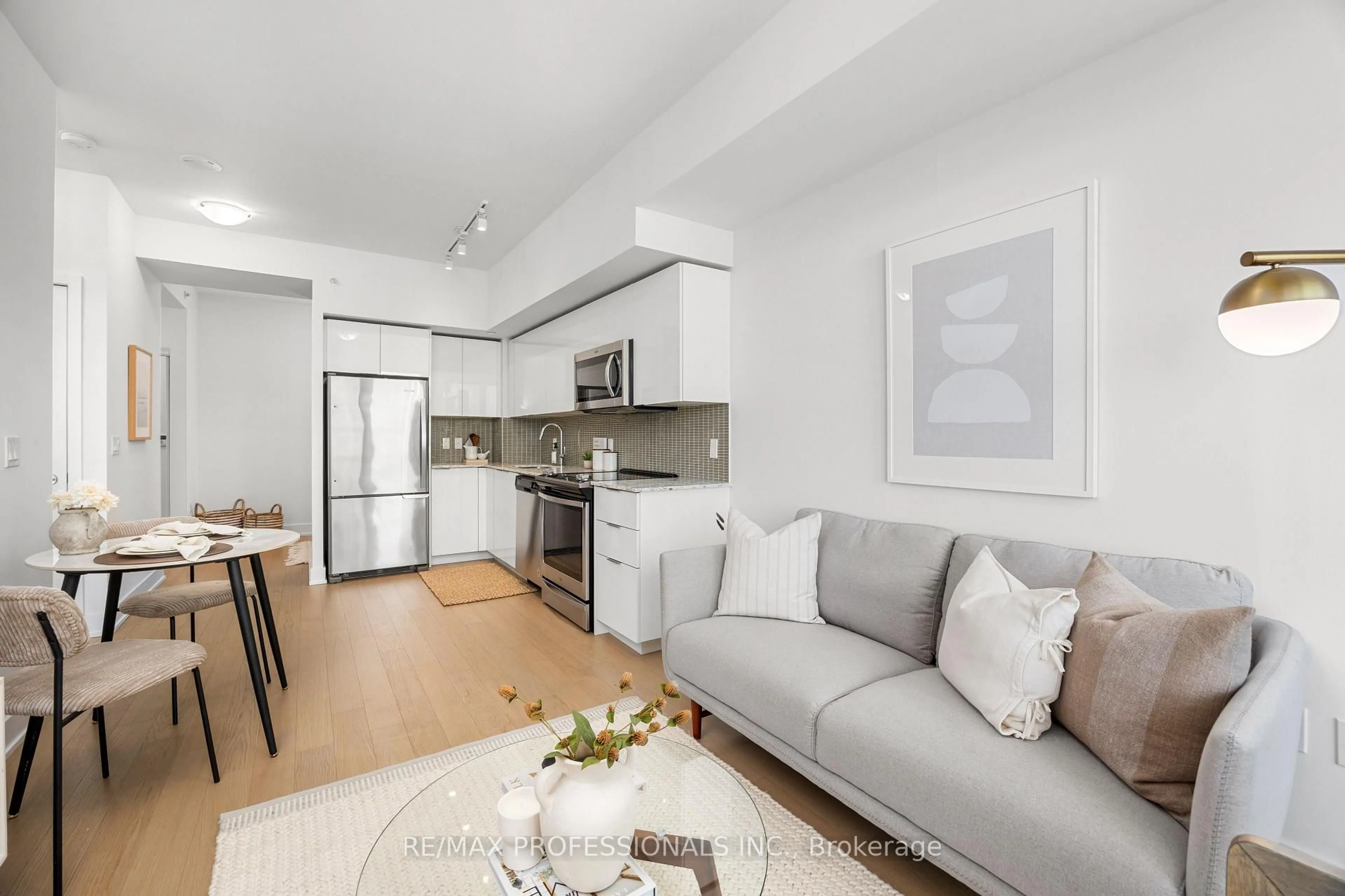 Living room with furniture, unknown for 20 Shore Breeze Dr #1406, Toronto Ontario M8V 0C7