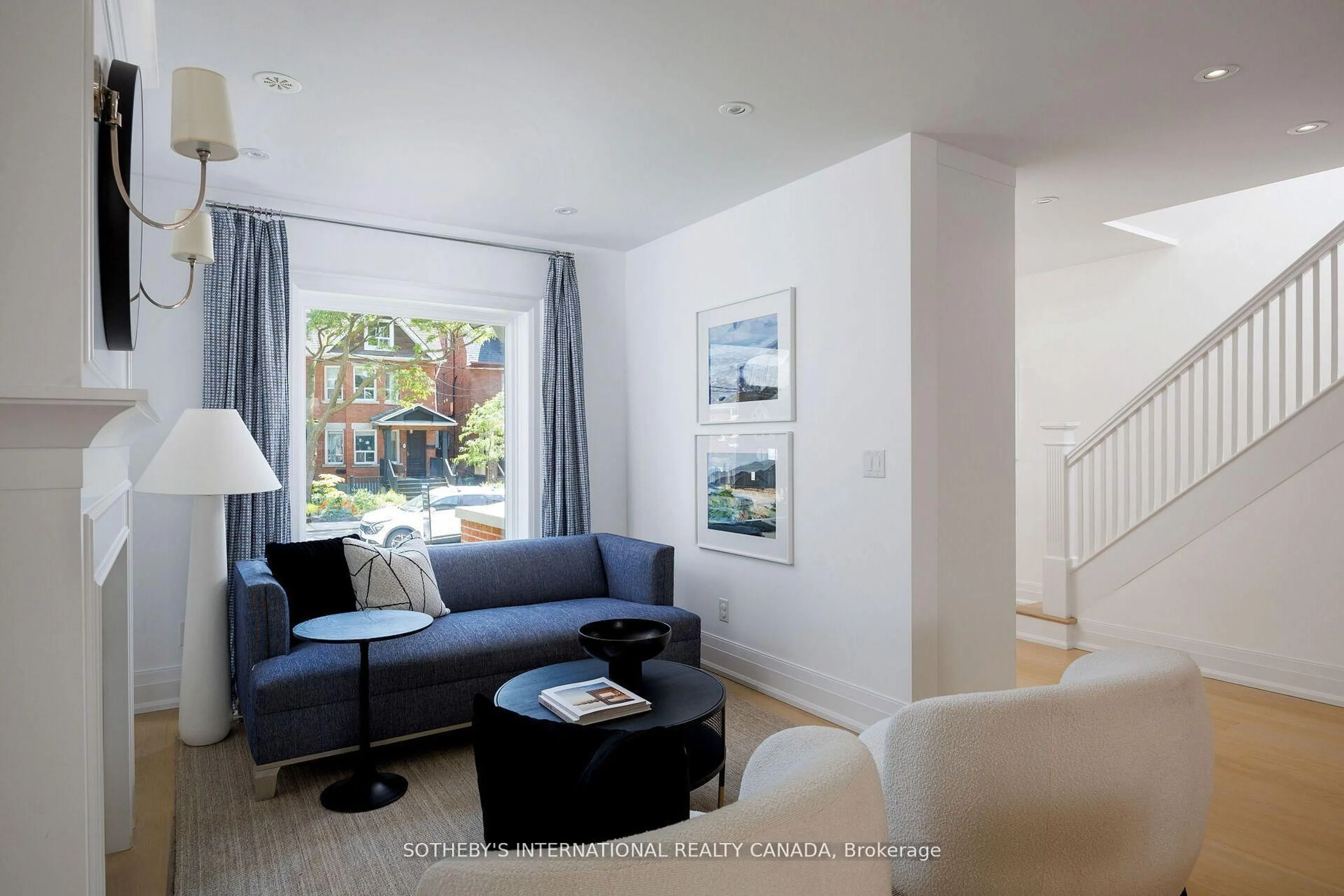 Living room with furniture, unknown for 12 Hewitt Ave, Toronto Ontario M6R 1Y3
