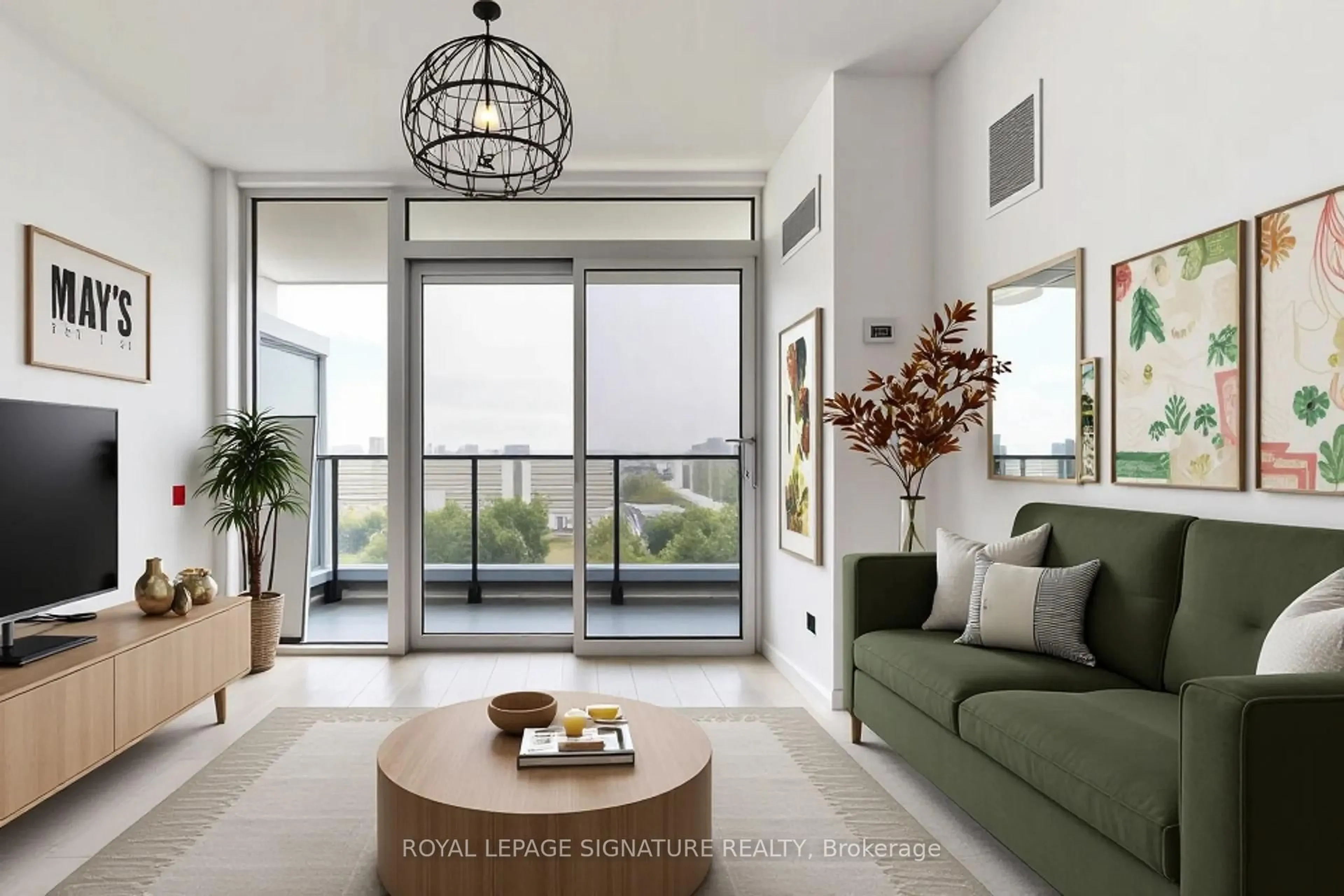 Living room with furniture, unknown for 160 Flemington Rd #1409, Toronto Ontario M6A 2P4