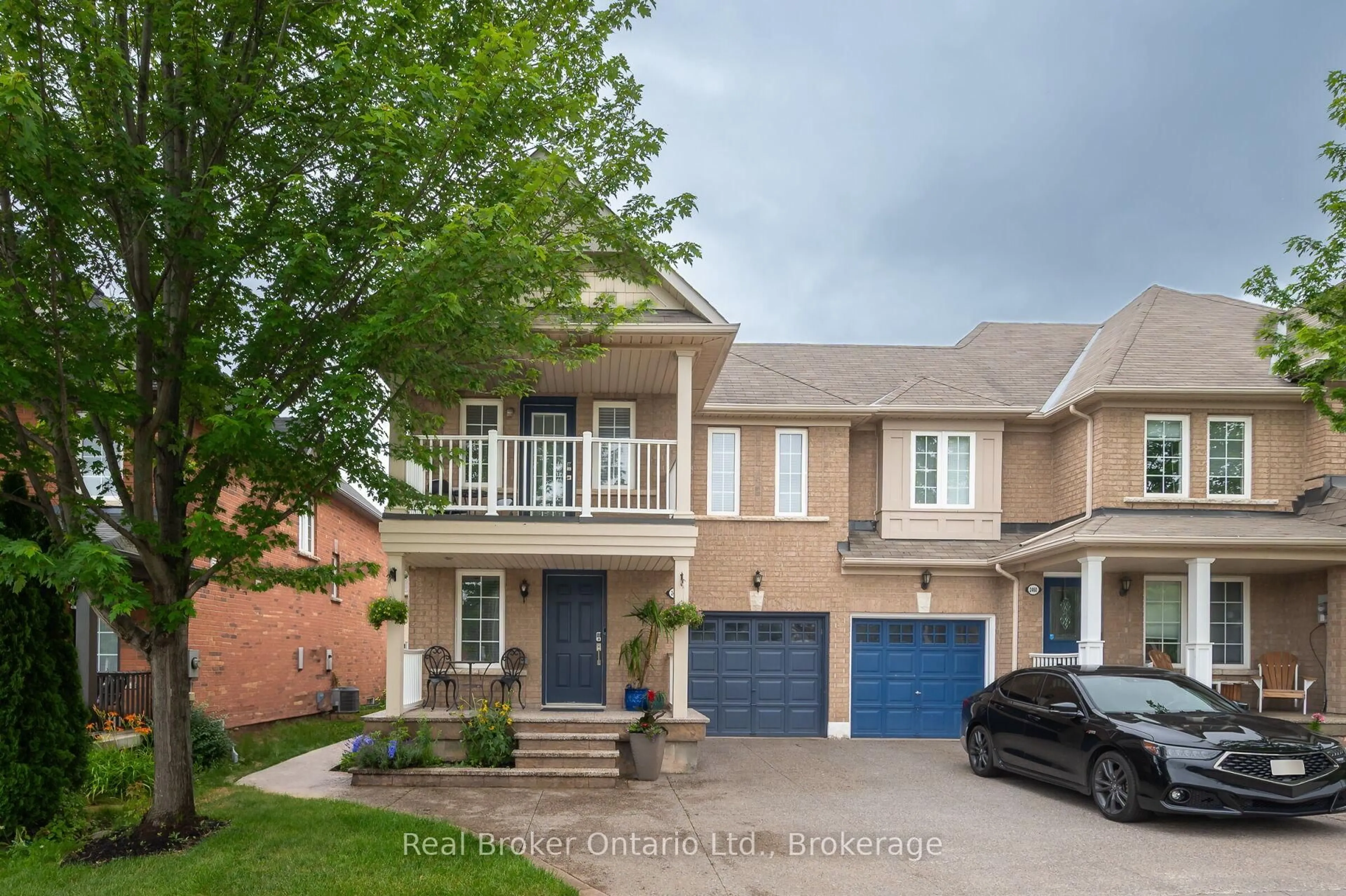 Home with brick exterior material, street for 2458 Postmaster Dr, Oakville Ontario L6M 5A8