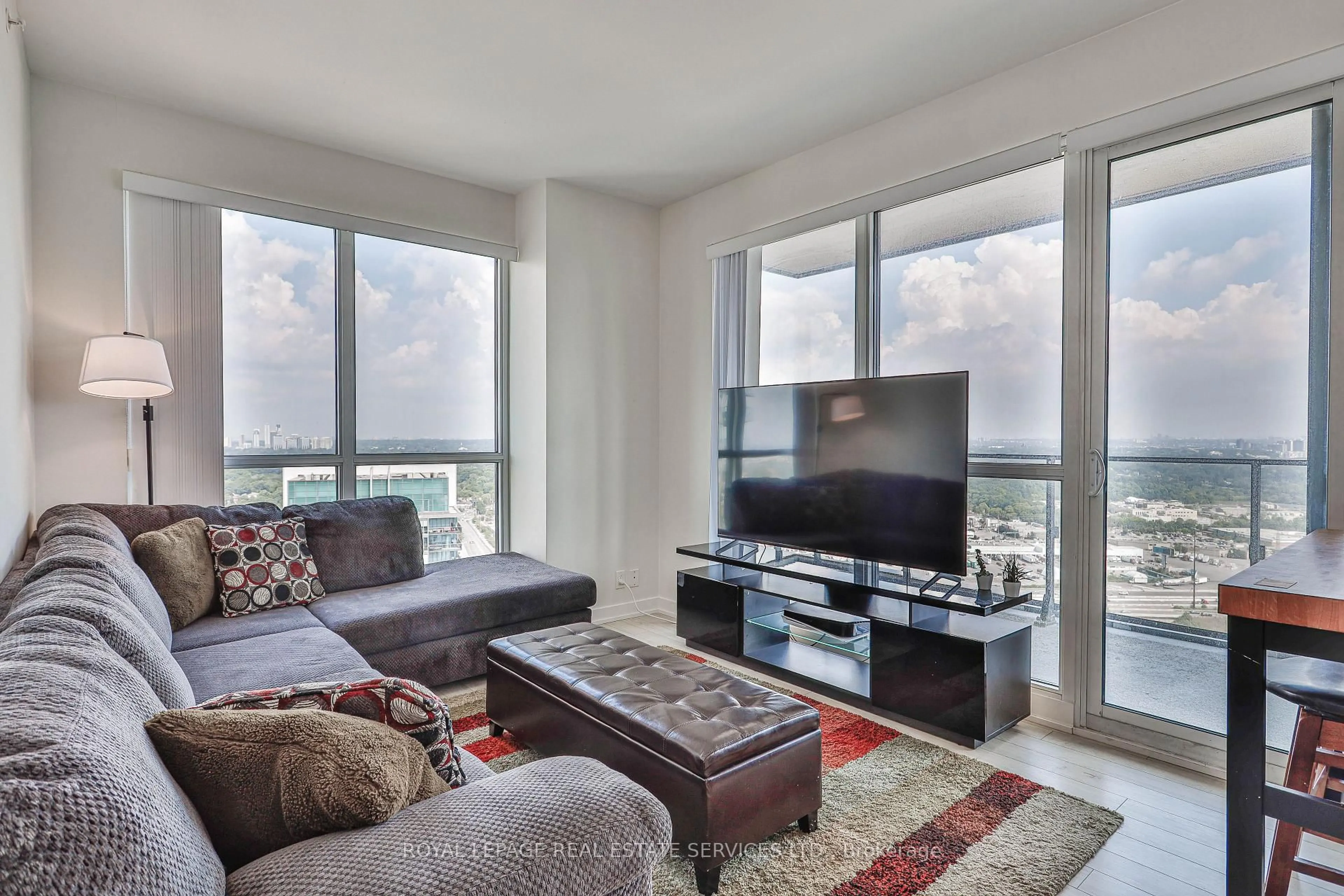 Living room with furniture, unknown for 10 Park Lawn Rd #3507, Toronto Ontario M8V 0H9