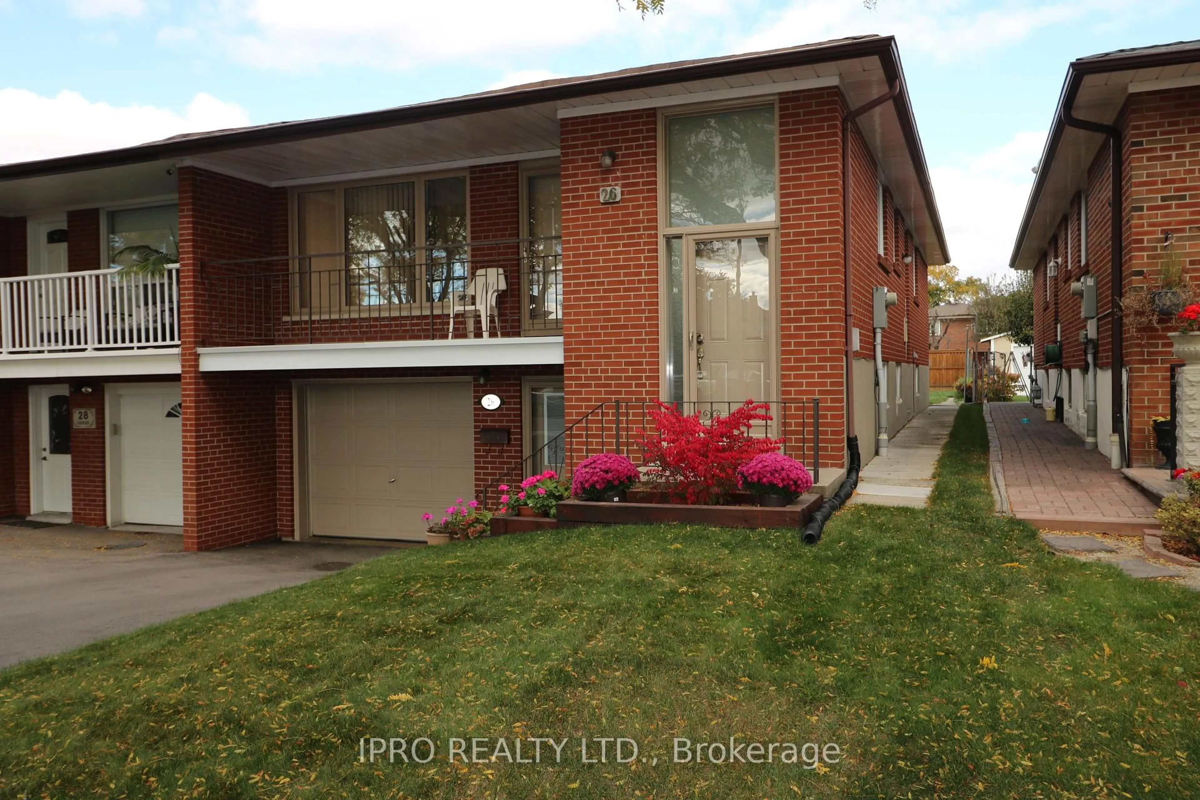 Home with brick exterior material, street for 26 Starview Dr, Toronto Ontario M9M 1K8