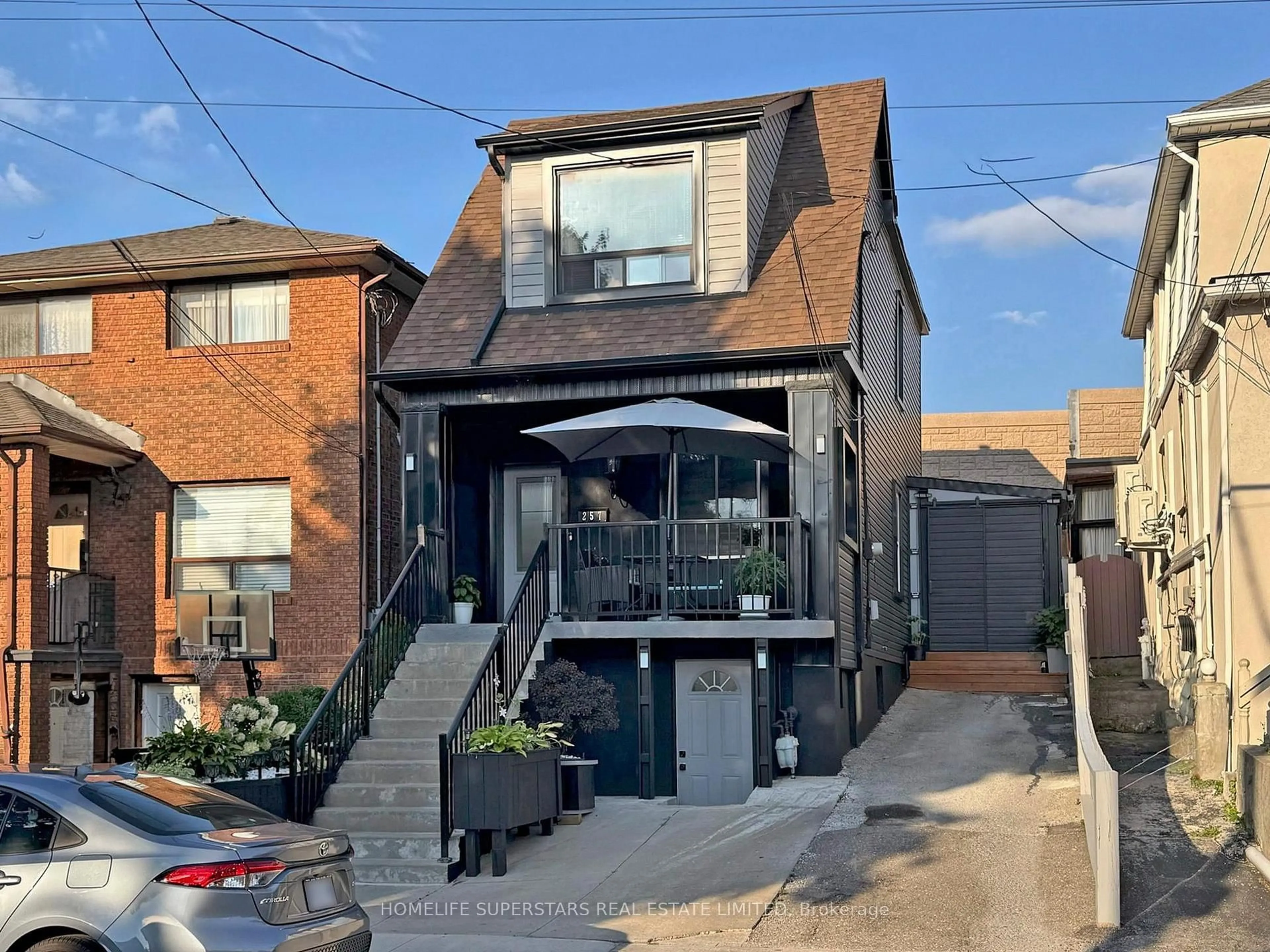 Home with brick exterior material, street for 257 Prescott Ave, Toronto Ontario M6N 3G9
