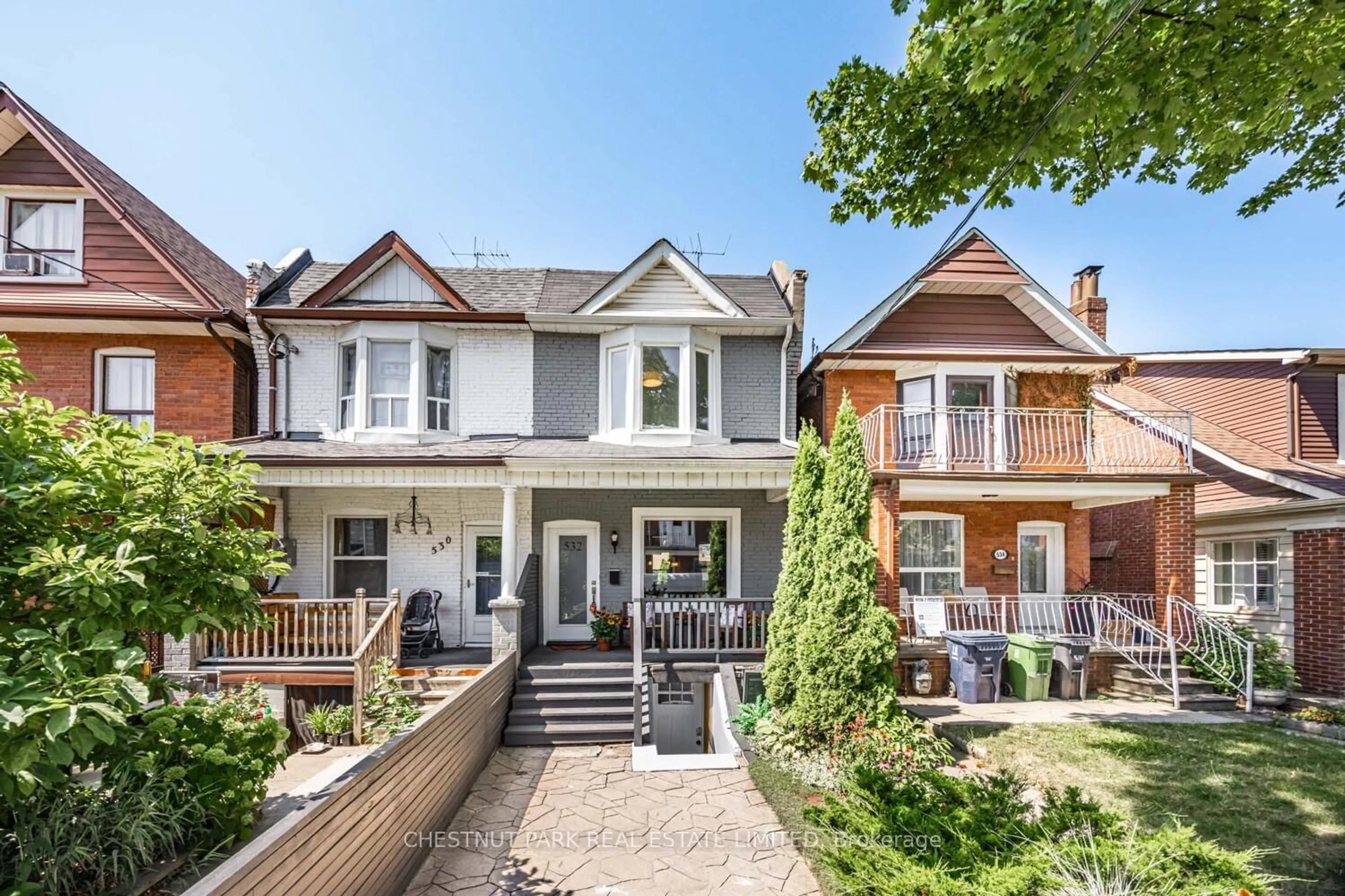 Home with brick exterior material, street for 532 Perth Ave, Toronto Ontario M6N 2W7