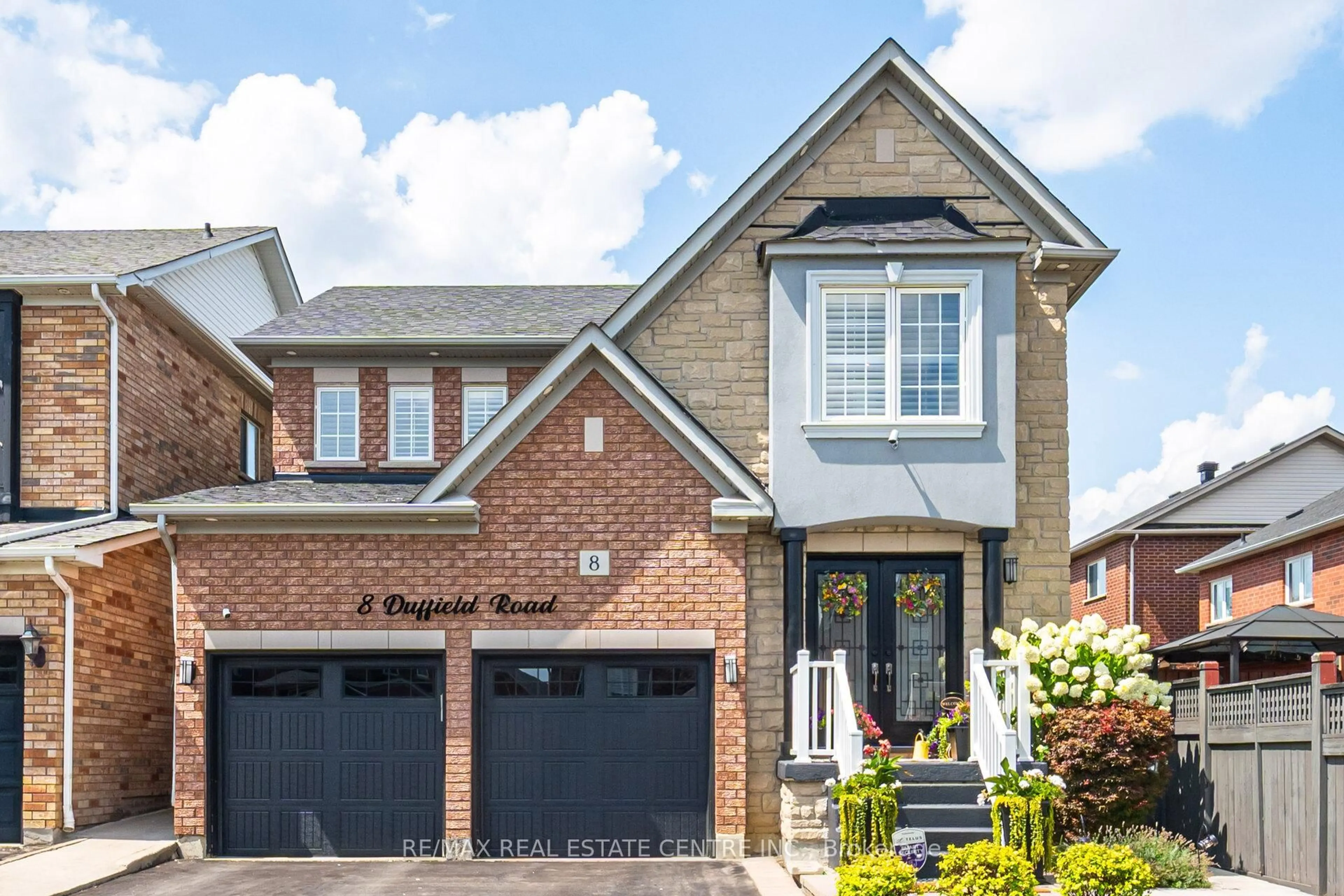 Home with brick exterior material, street for 8 Duffield Rd, Brampton Ontario L7A 2P4