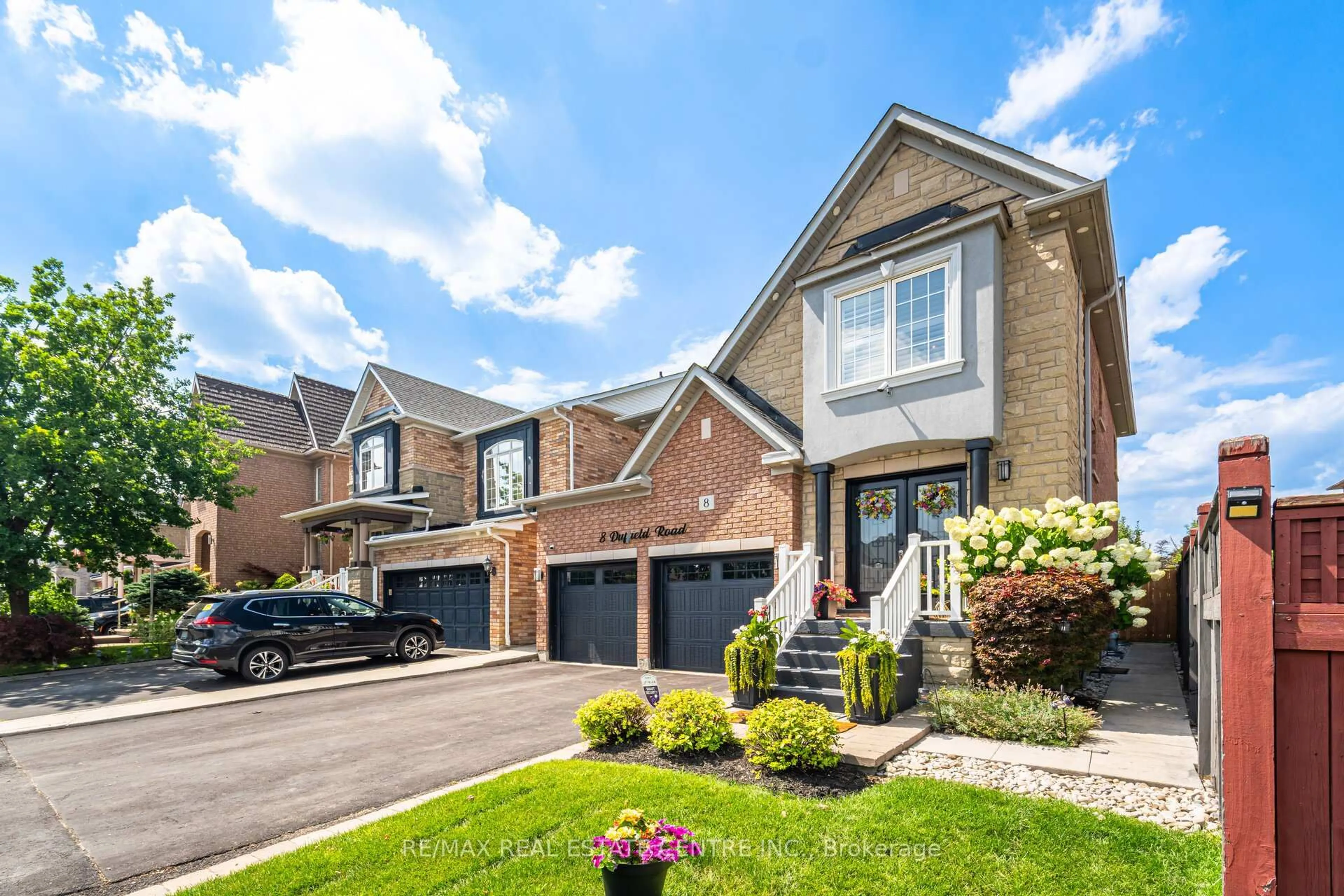 Home with brick exterior material, street for 8 Duffield Rd, Brampton Ontario L7A 2P4