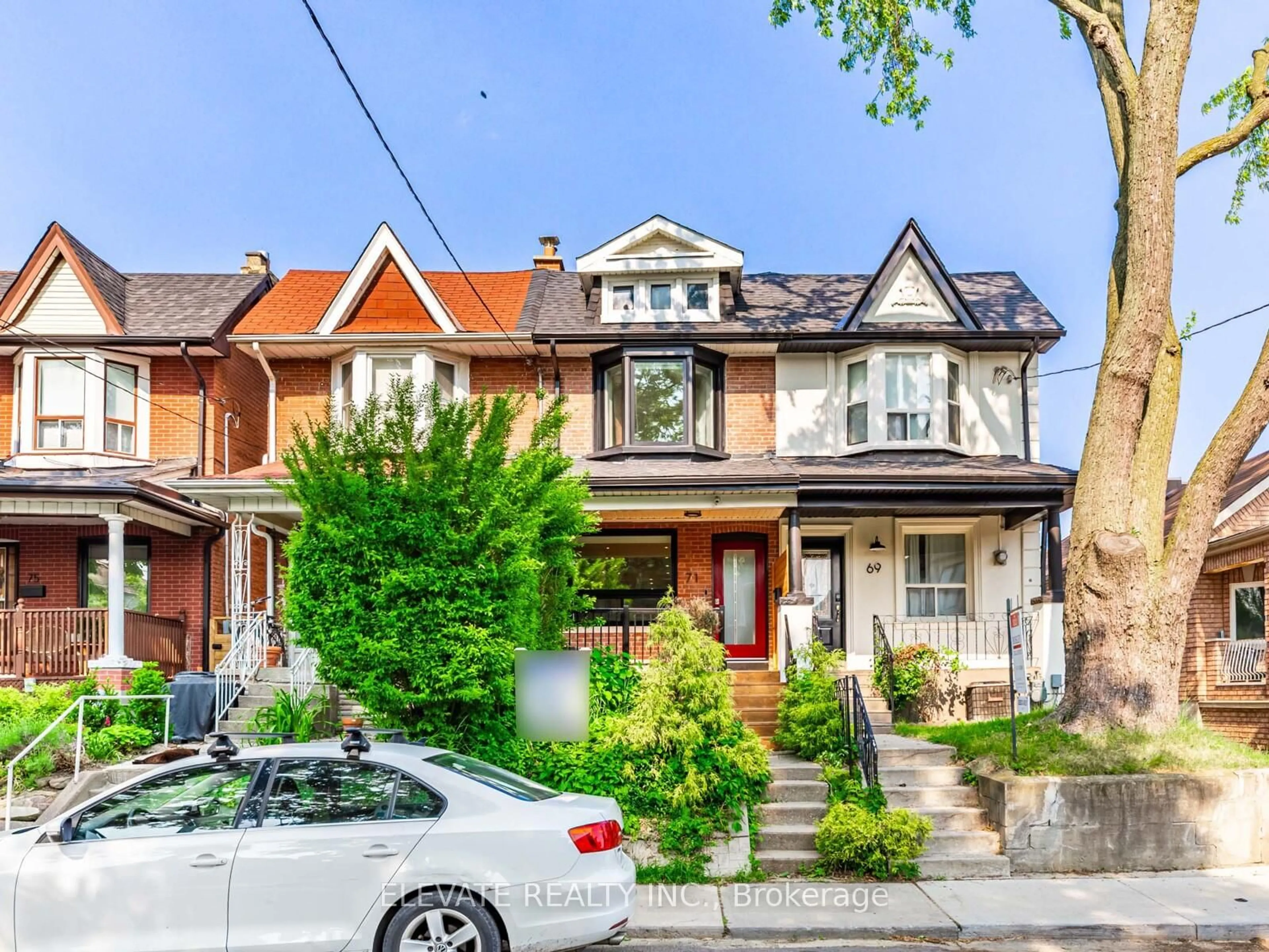 Home with brick exterior material, street for 71 Nairn Ave, Toronto Ontario M6E 4G8