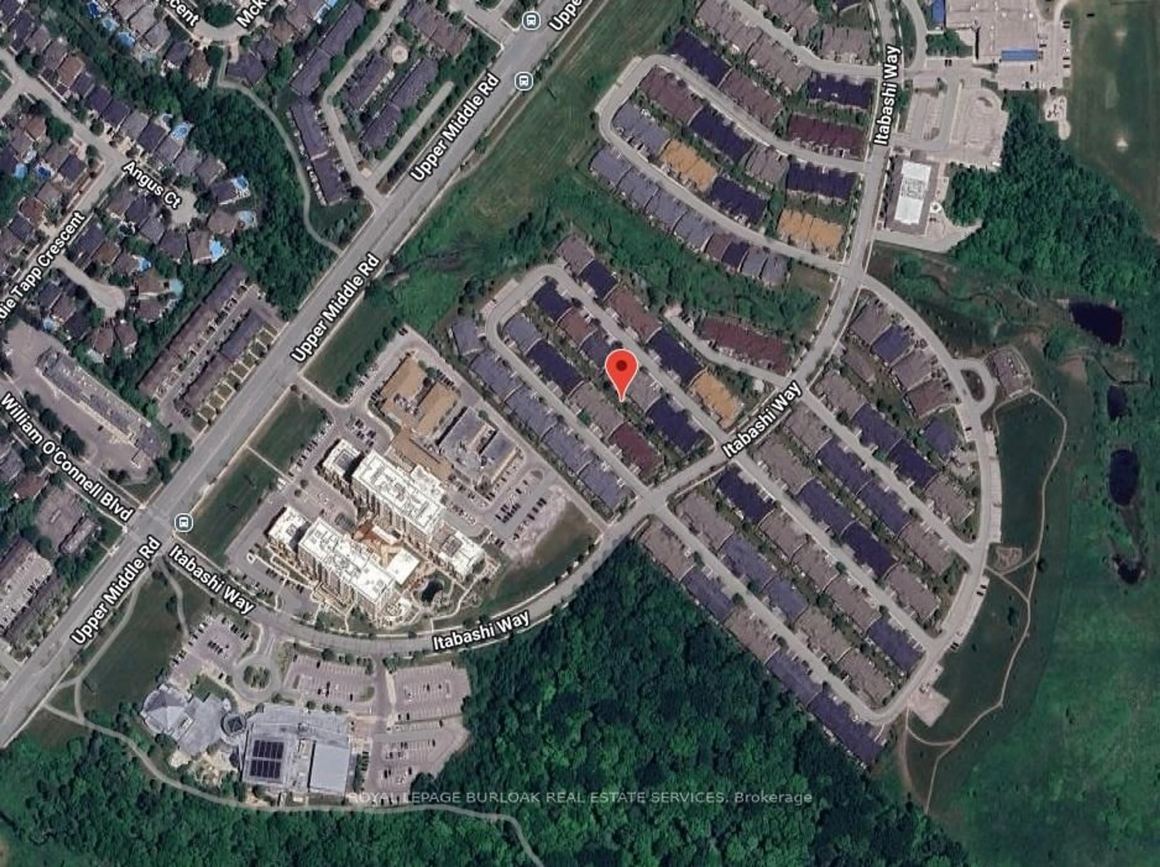 Picture of a map for 2125 Itabashi Way #127, Burlington Ontario L7M 0A1