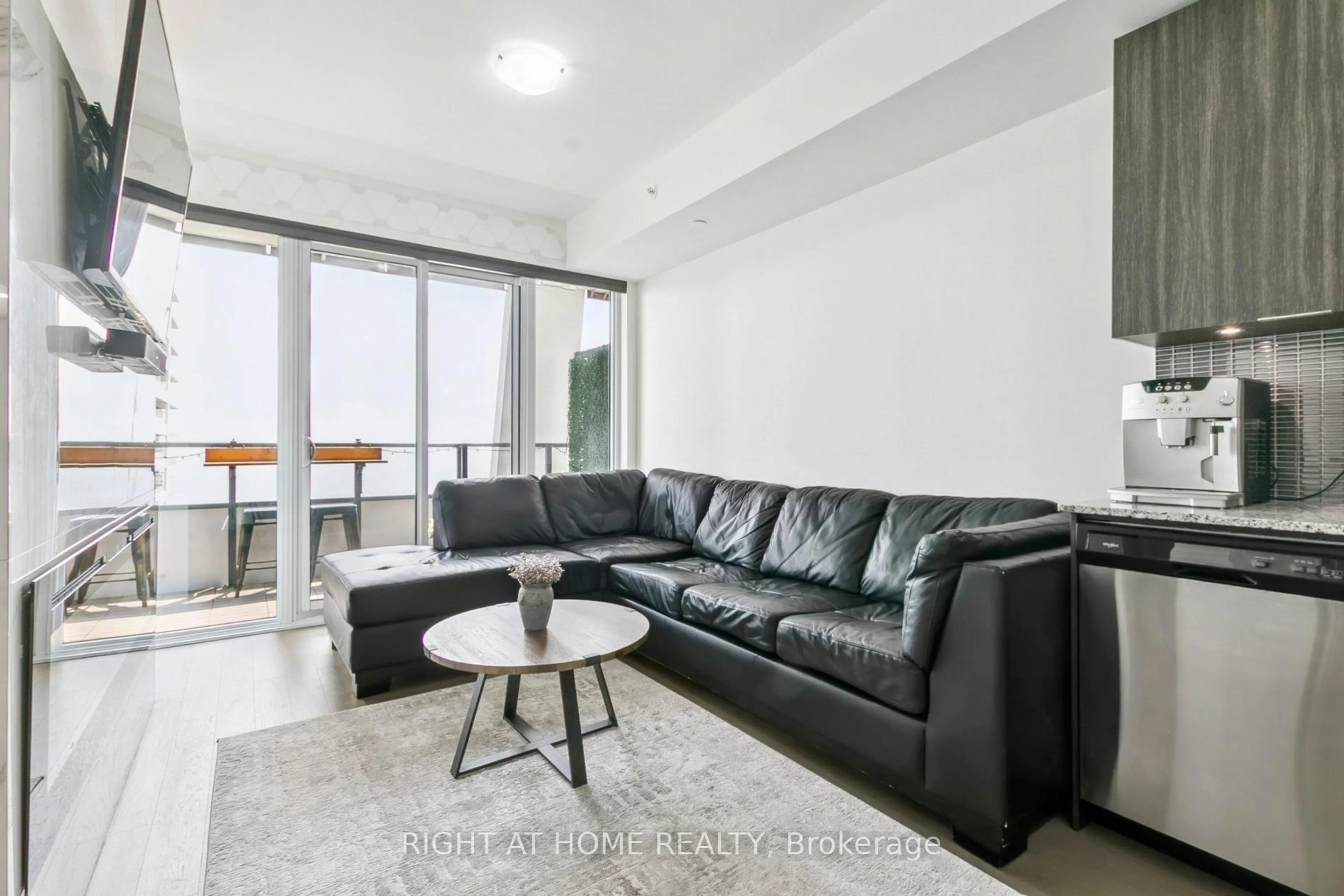 Living room with furniture, unknown for 30 Shore Breeze Dr #2217, Toronto Ontario M8V 0J1