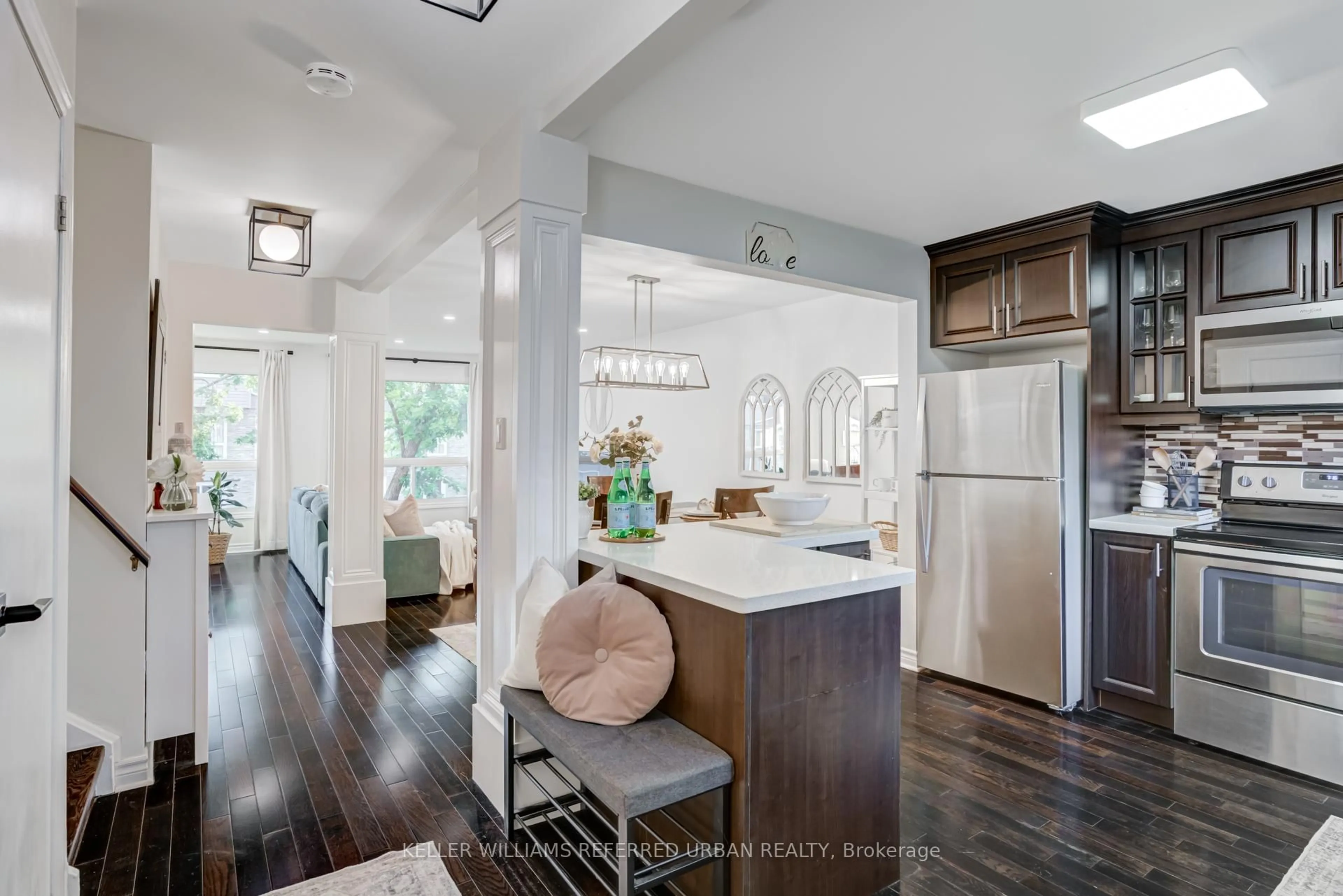 Open concept kitchen, unknown for 2050 Upper Middle Rd #26, Burlington Ontario L7P 3R9