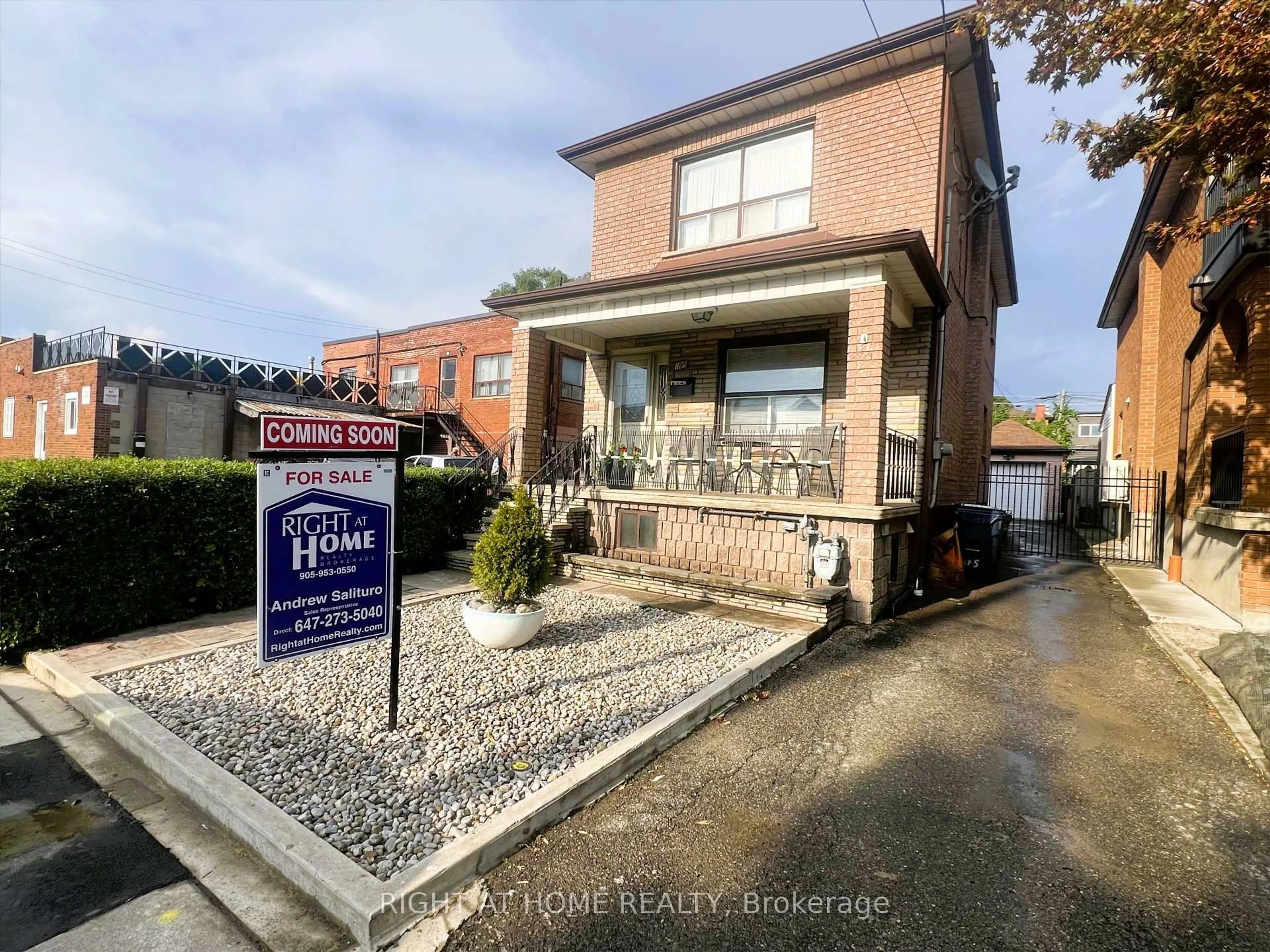Home with brick exterior material, street for 195 Rosethorn Ave, Toronto Ontario M6N 3L3