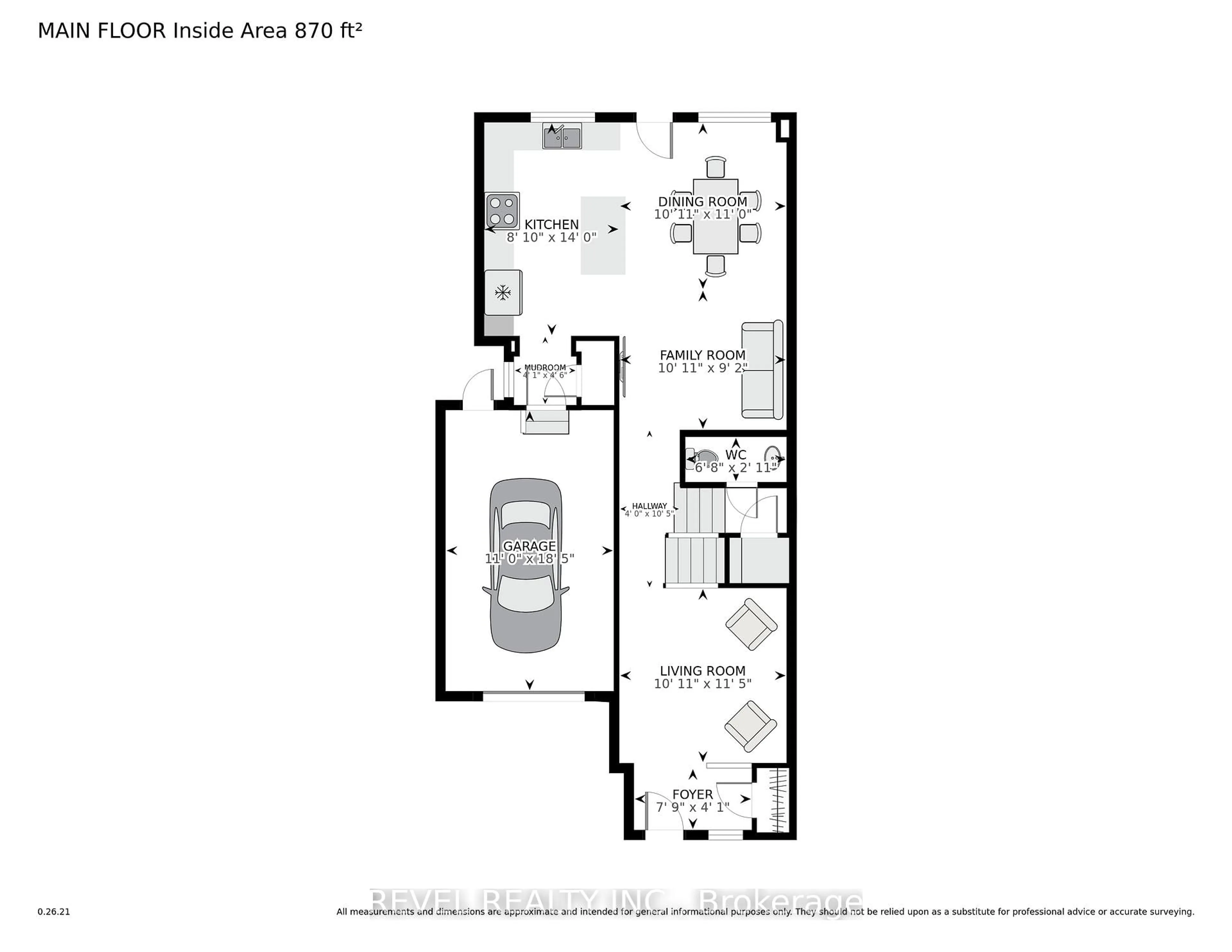 Floor plan for 9 Lothbury Dr, Brampton Ontario L7A 4G7