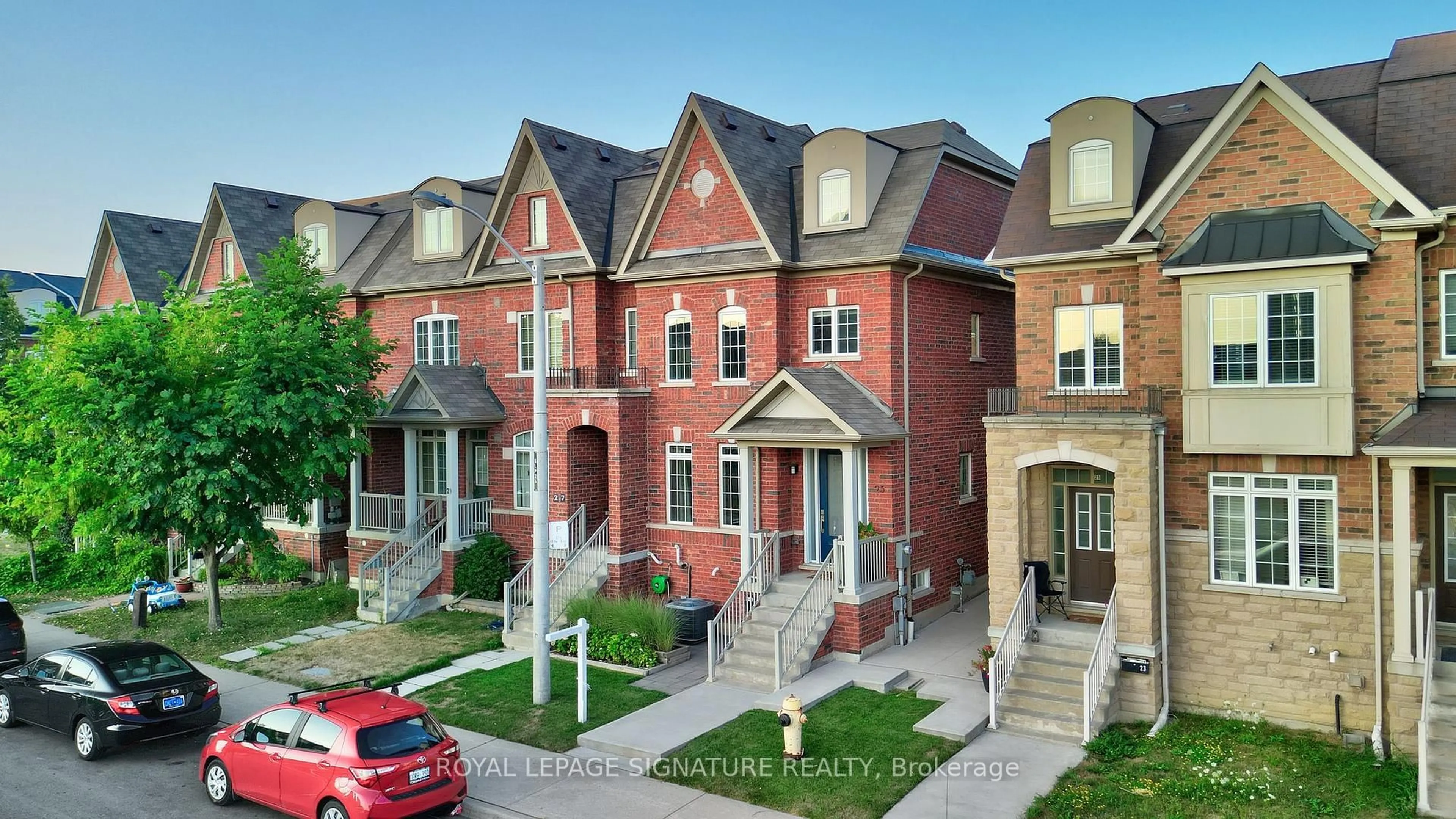 Home with brick exterior material, street for 25 Charlie Jordan Rd, Toronto Ontario M9M 0B7