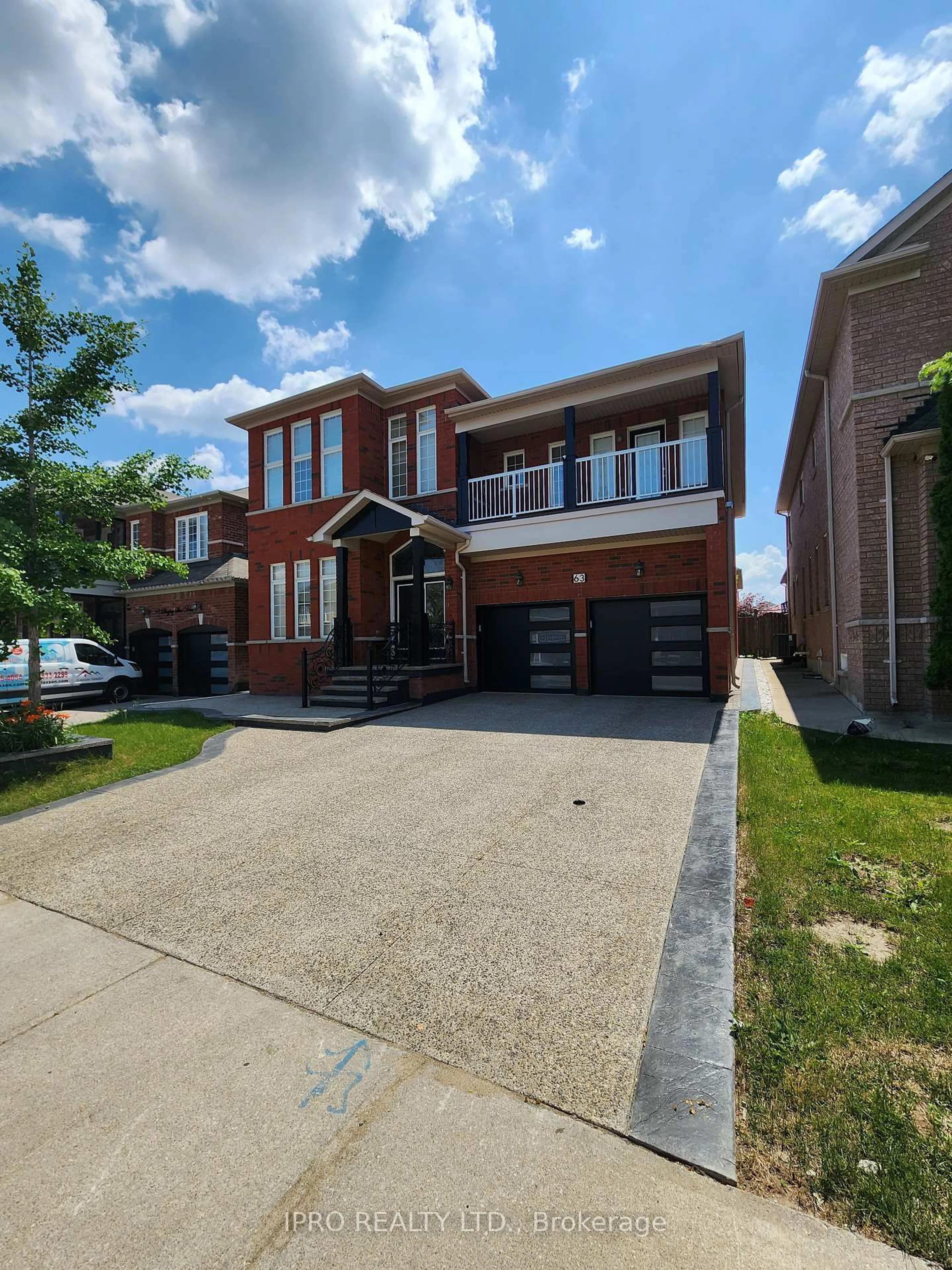 Home with brick exterior material, street for 63 Blazing Star Dr, Brampton Ontario L6R 0E8