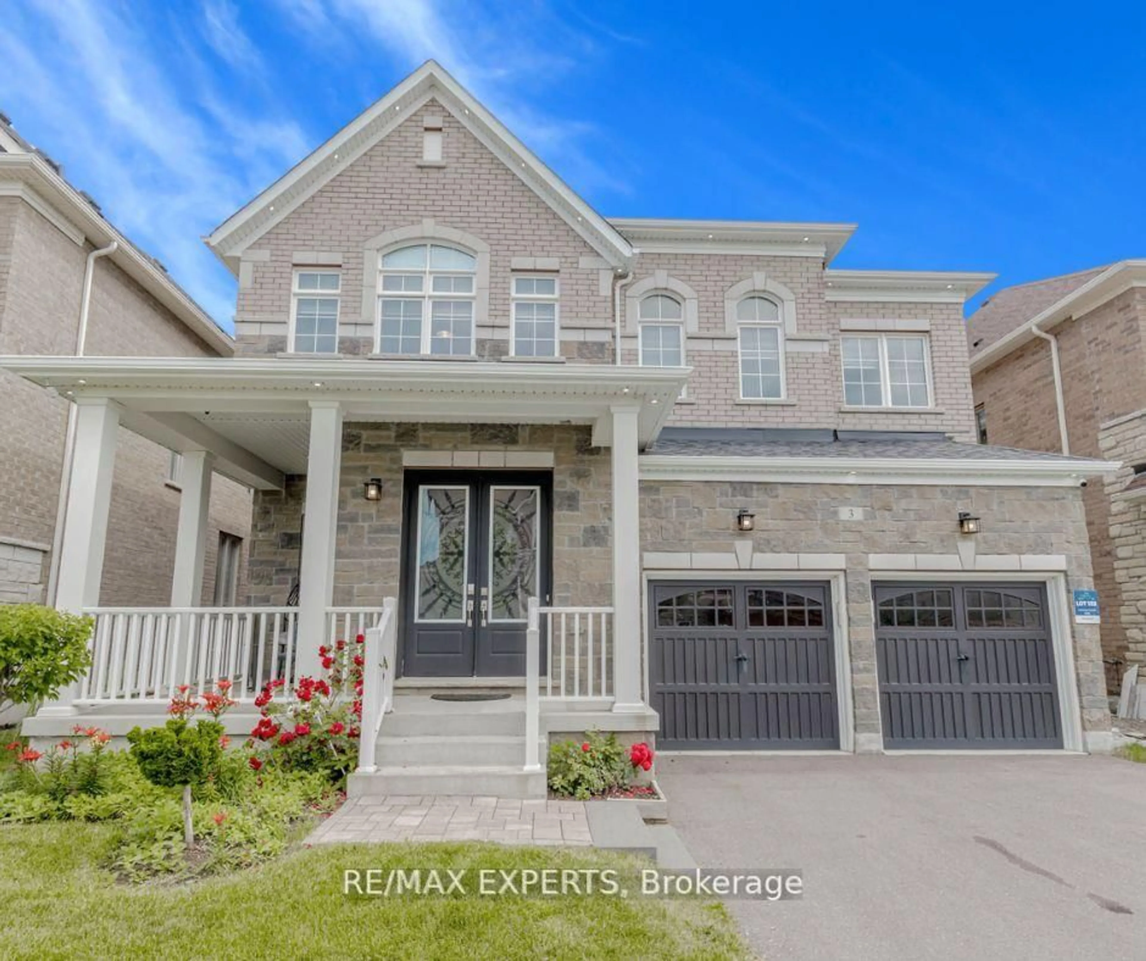 Home with brick exterior material, street for 3 Richard Oxtoby Rd, Caledon Ontario L7C 4G2