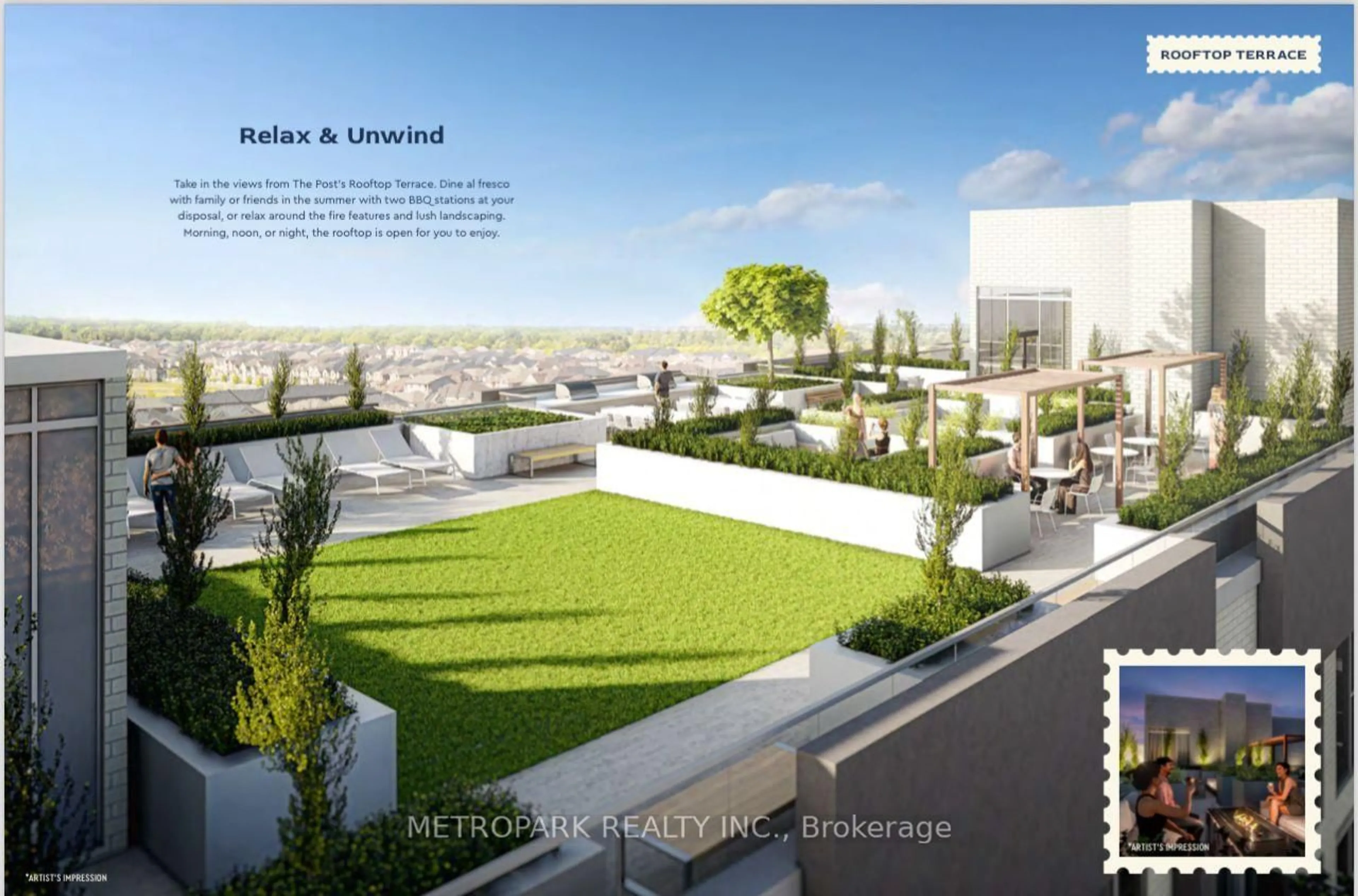 Patio, unknown for 412 Silver Maple Rd #PH101, Oakville Ontario L6H 7X8