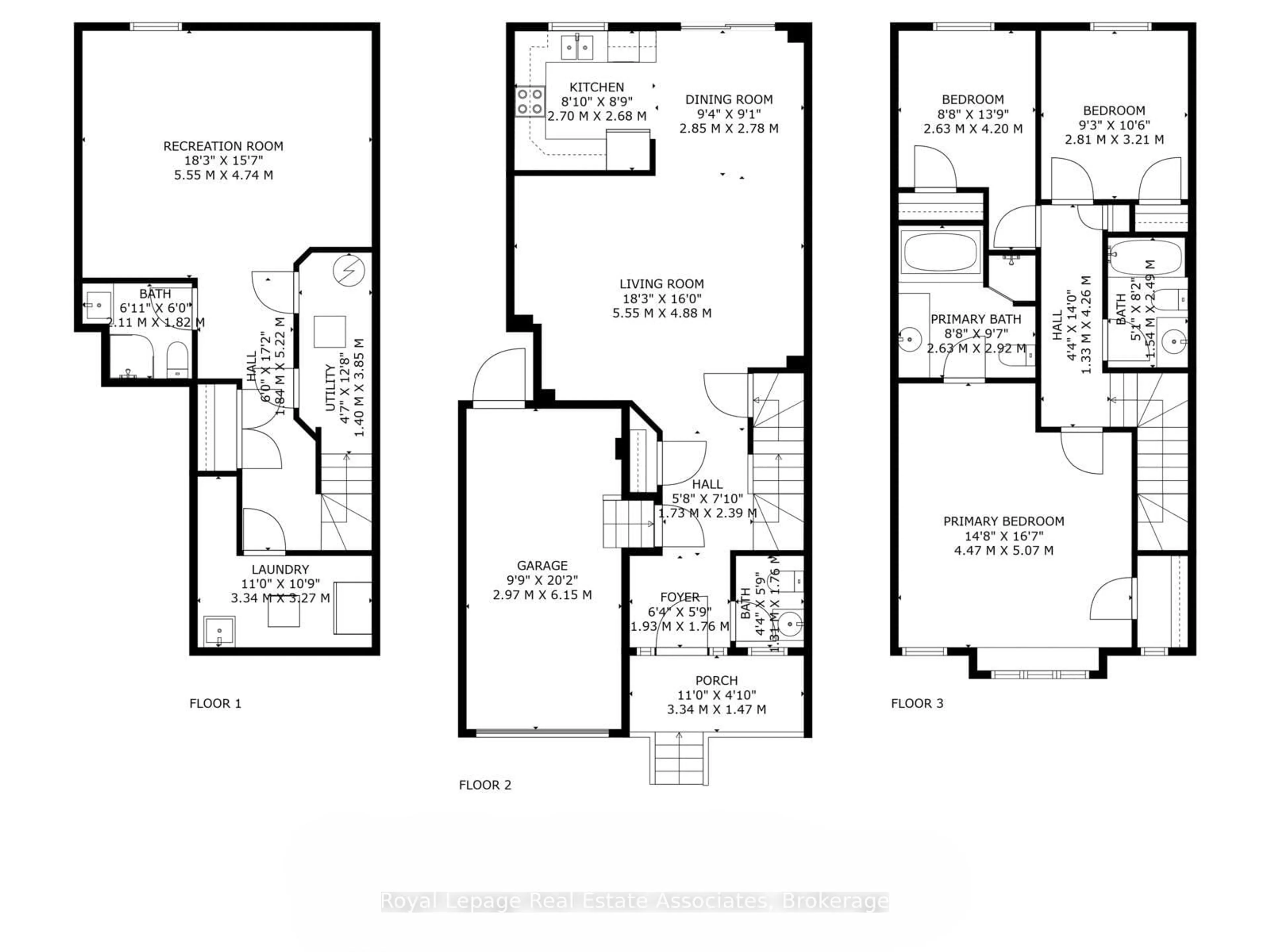 Floor plan for 117 Niagara Tr, Halton Hills Ontario L7G 0A6