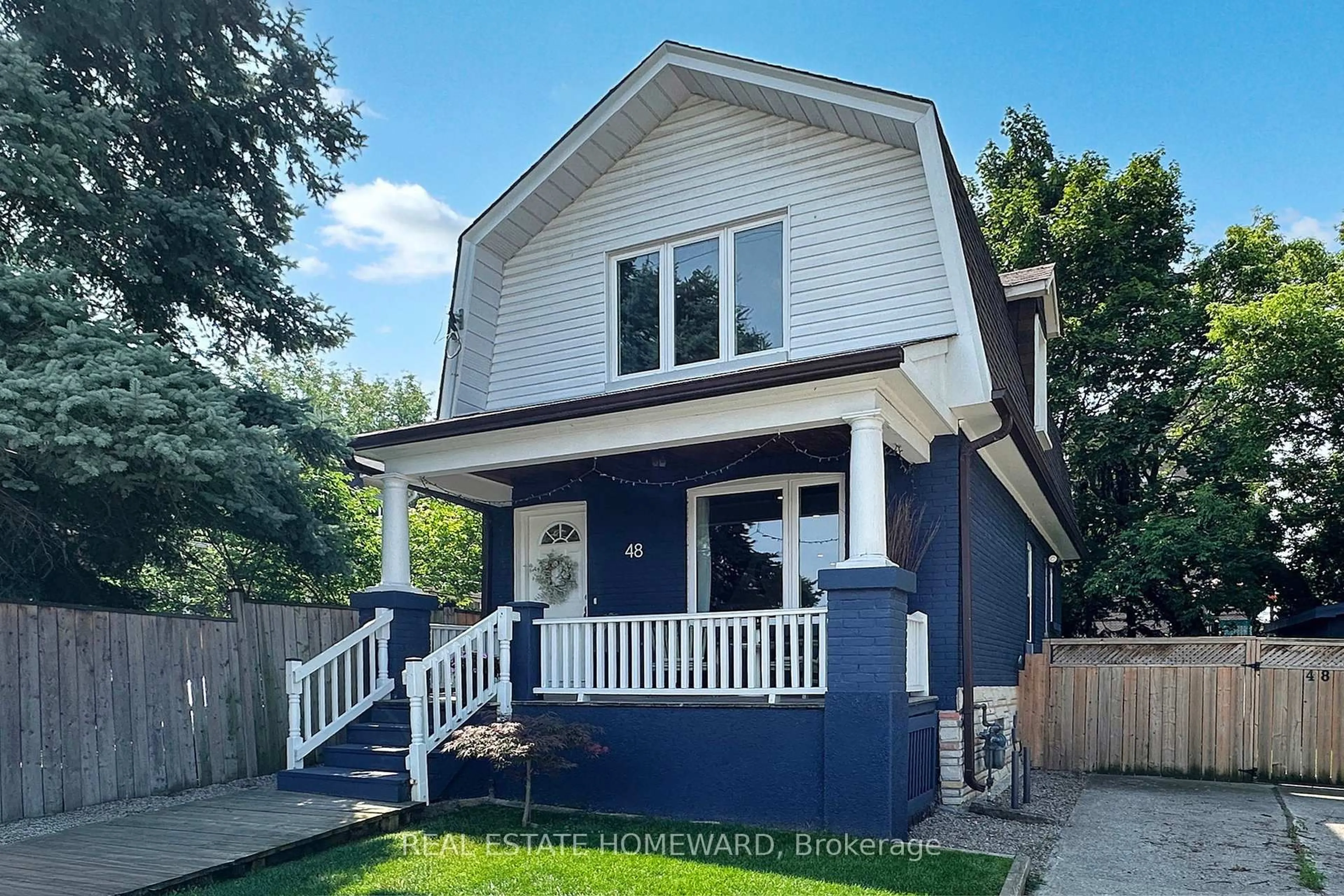 Home with vinyl exterior material, street for 48 Holley Ave, Toronto Ontario M9N 2C5