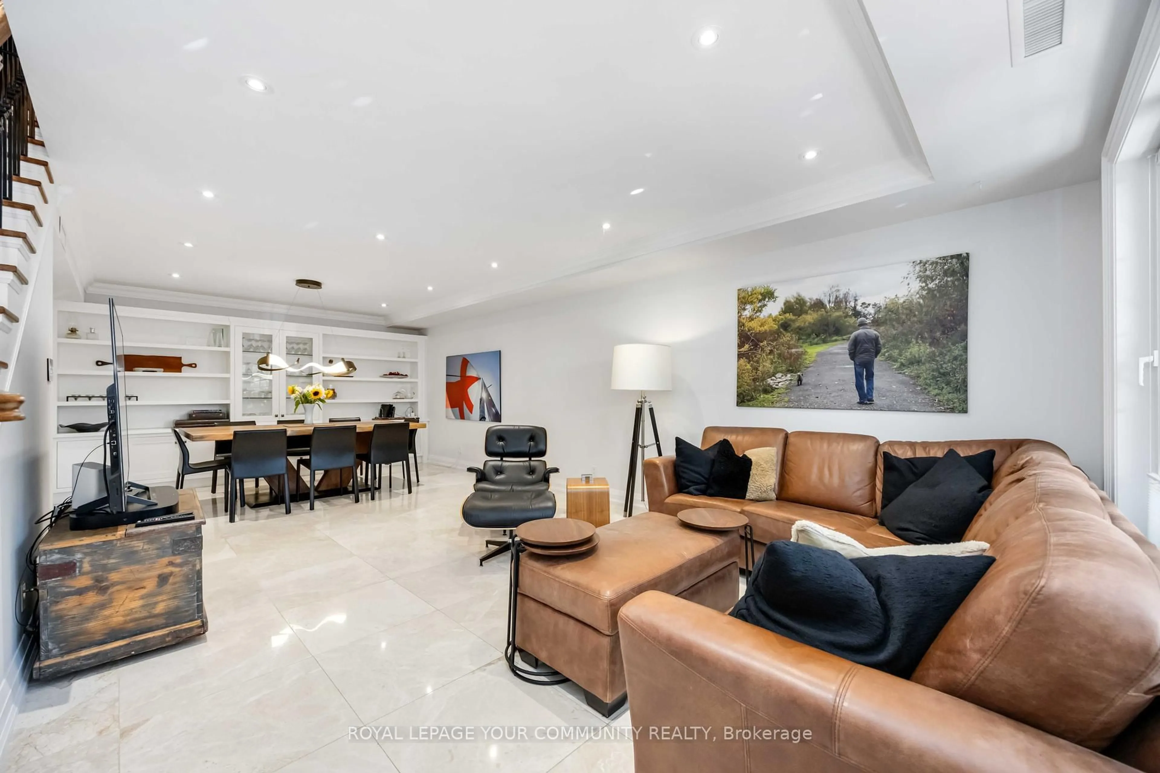 Living room with furniture, ceramic/tile floor for 2289 Lake Shore Blvd #126, Toronto Ontario M8V 3Y2