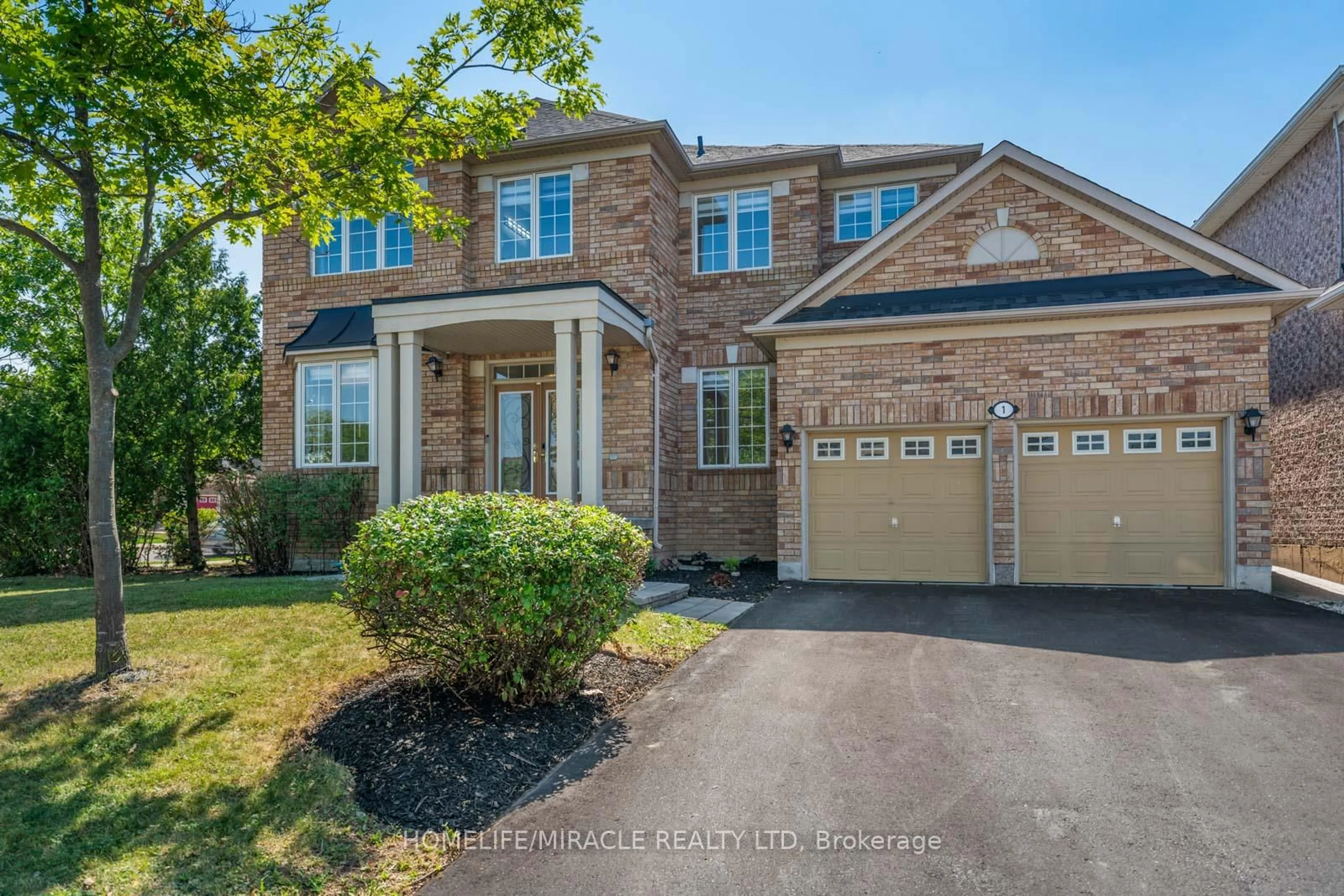Home with brick exterior material, street for 1 Vision Way, Brampton Ontario L6P 1H7