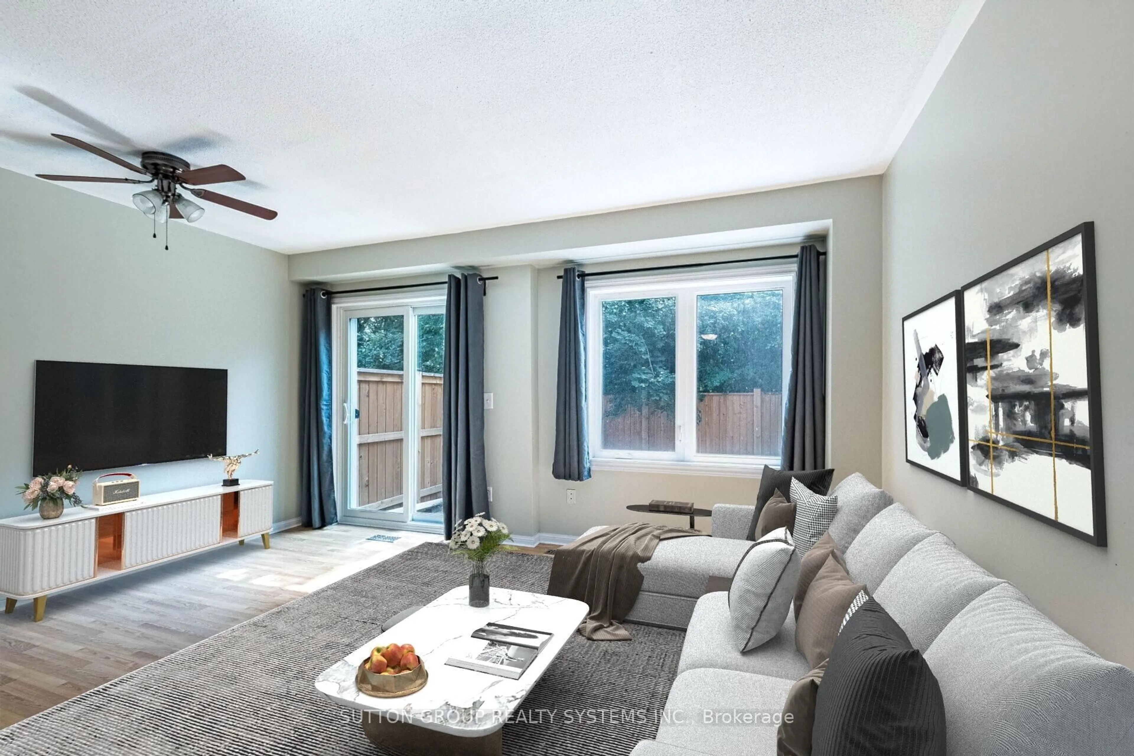 Living room with furniture, unknown for 2080 Leanne Blvd #59, Mississauga Ontario L5K 2S6