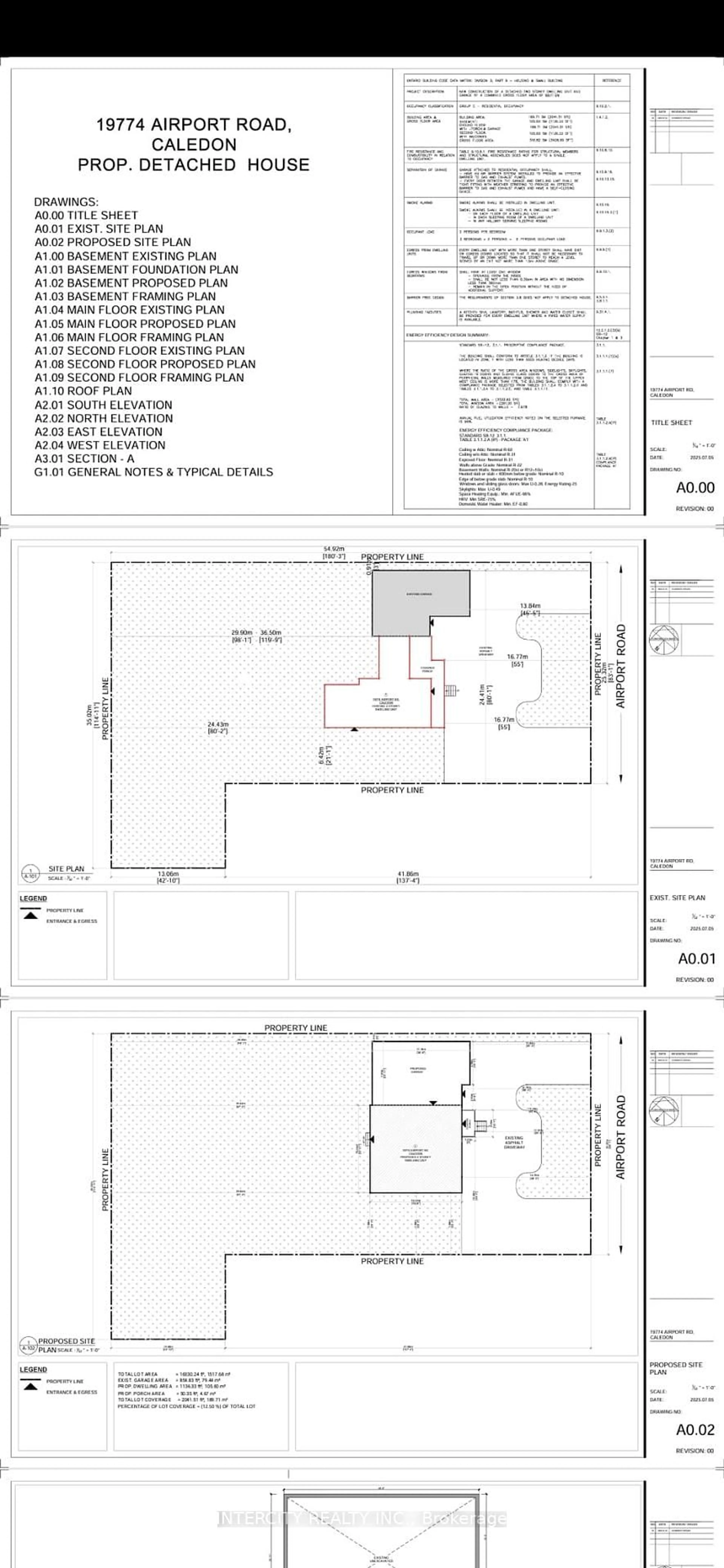 Floor plan for 19774 Airport Rd, Caledon Ontario L7K 0A3