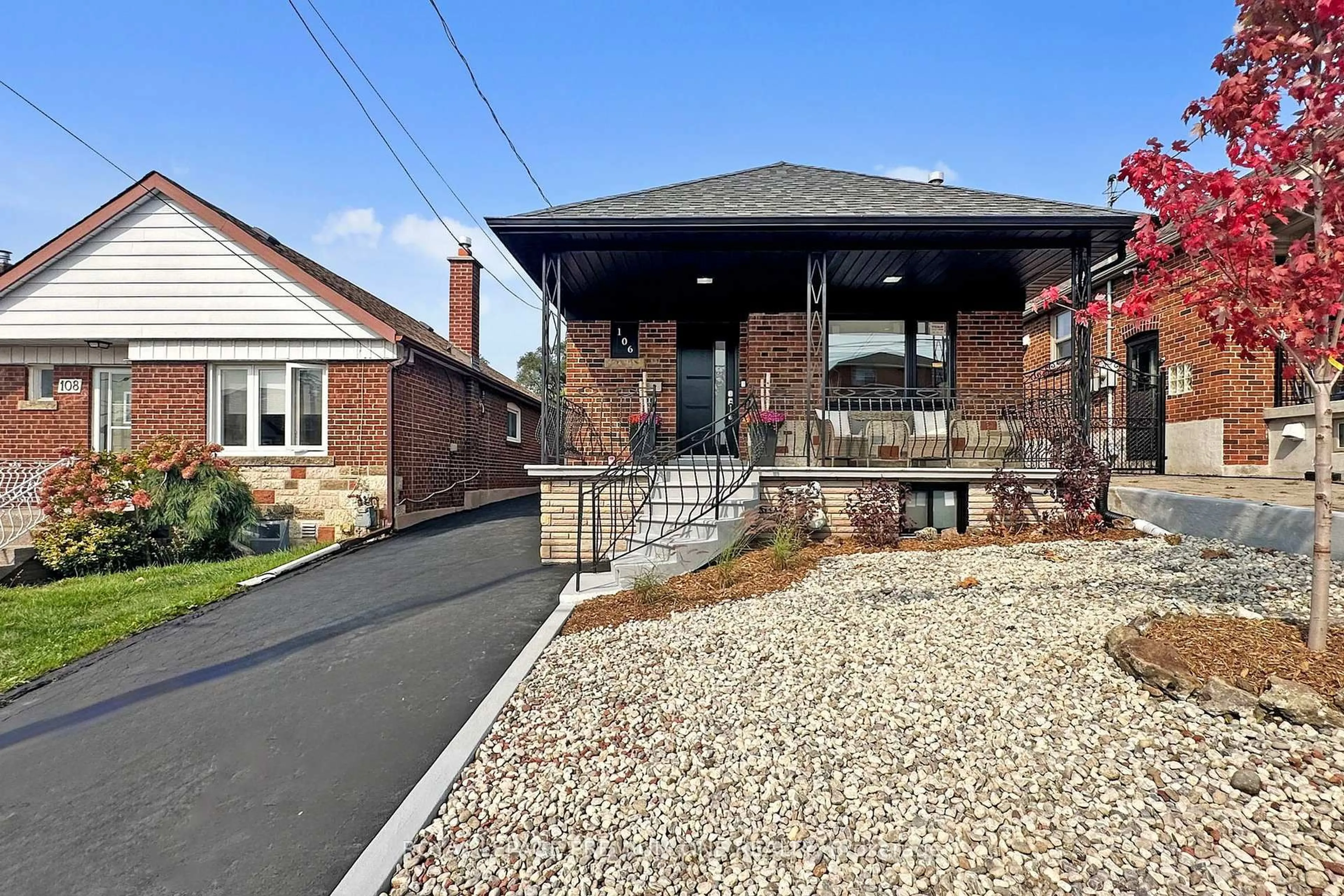 Home with brick exterior material, street for 106 Cameron Ave, Toronto Ontario M6M 1R3