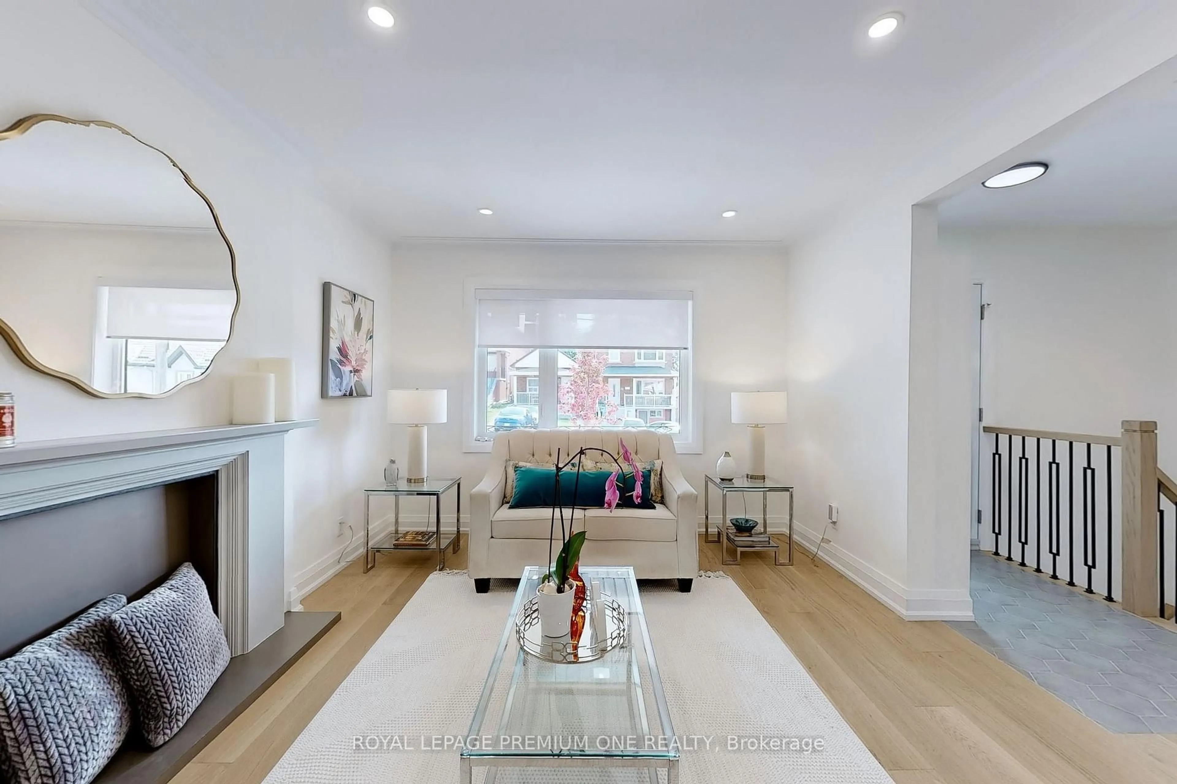 Living room with furniture, unknown for 106 Cameron Ave, Toronto Ontario M6M 1R3