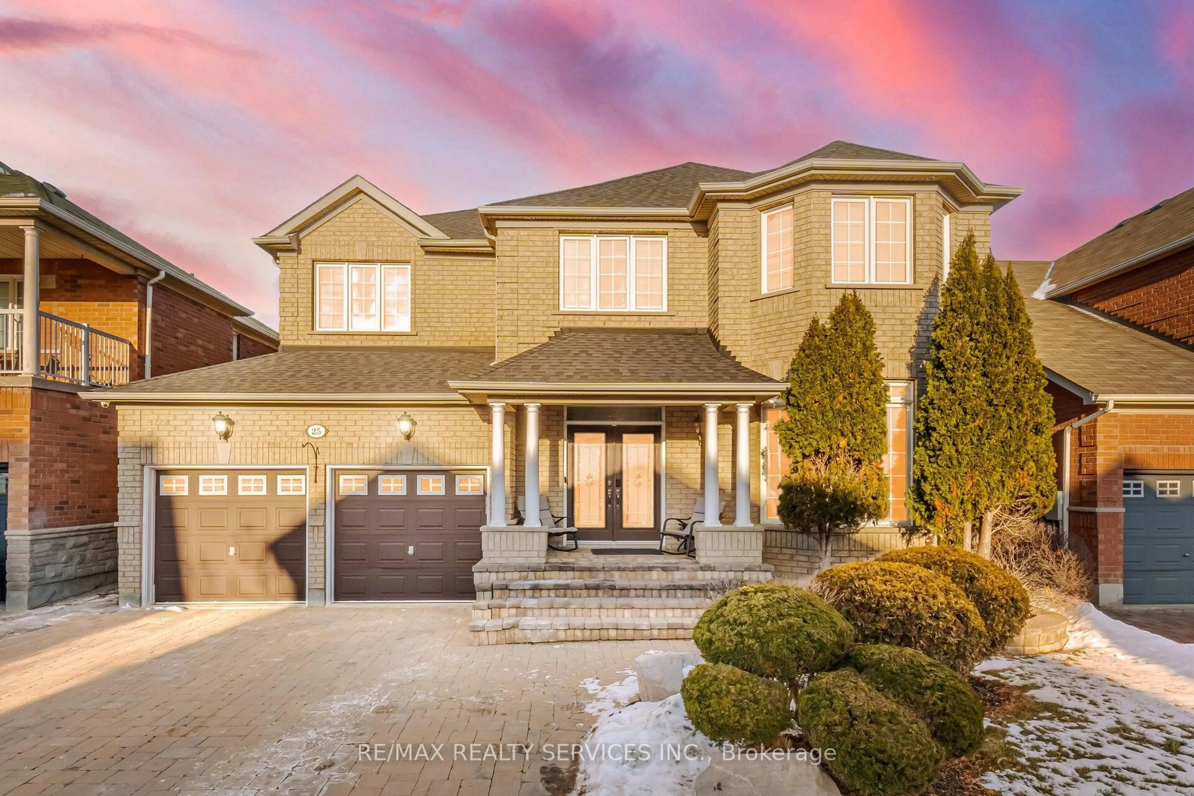 Home with brick exterior material, street for 25 Mountain Gorge Rd, Brampton Ontario L6R 2X7