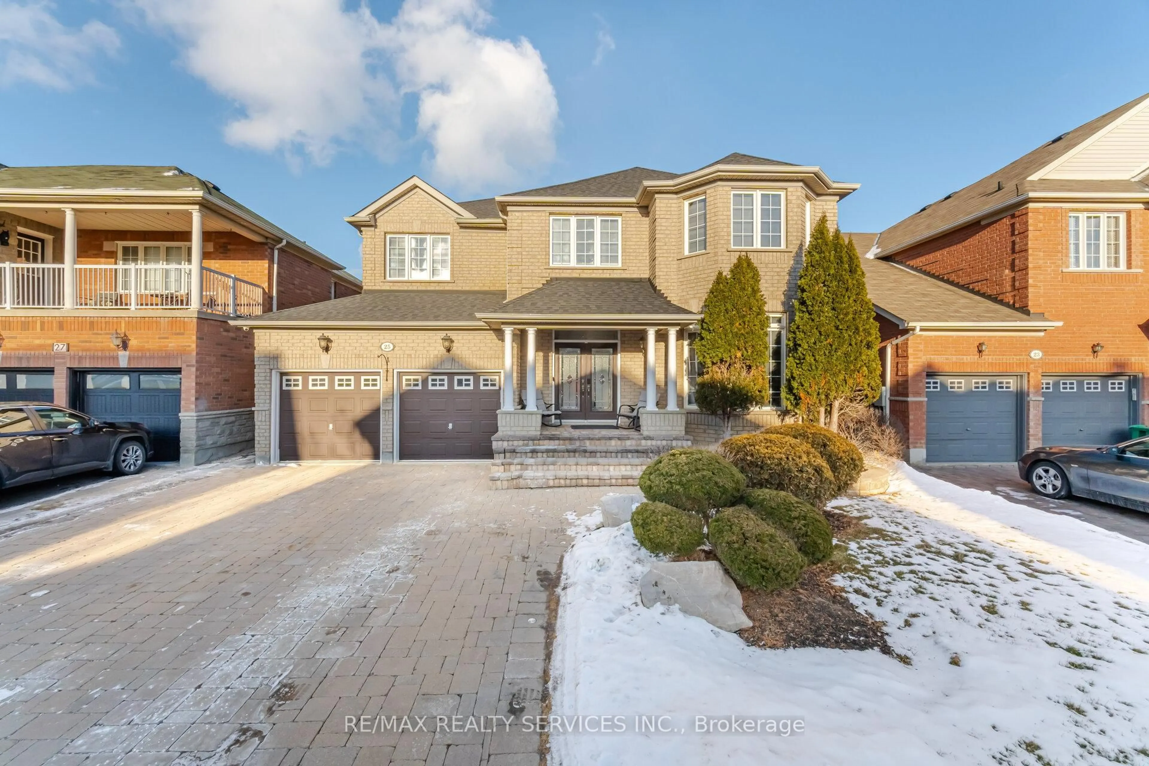 Home with brick exterior material, street for 25 Mountain Gorge Rd, Brampton Ontario L6R 2X7