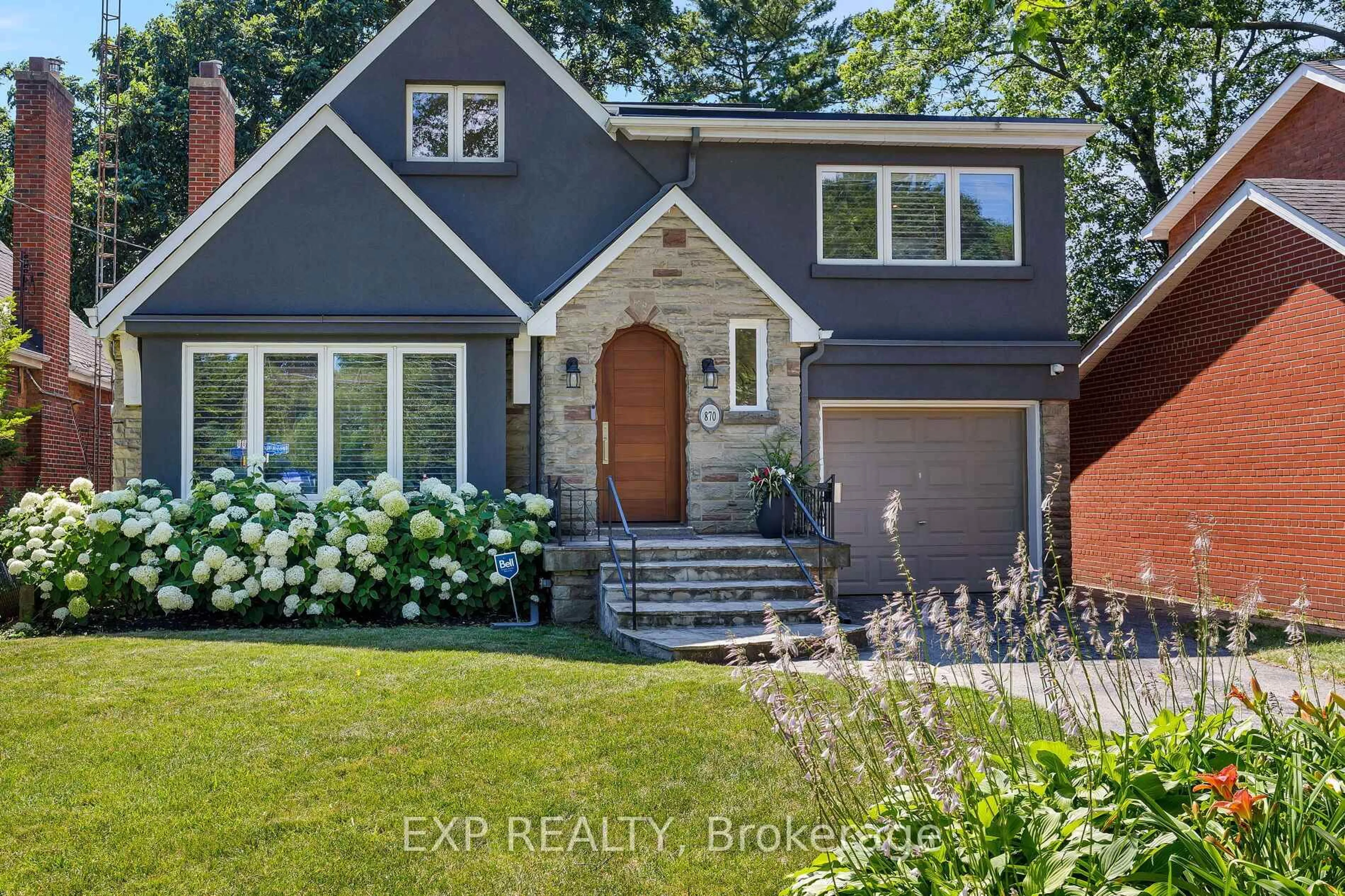Home with brick exterior material, street for 870 Royal York Rd, Toronto Ontario M8Y 2V4