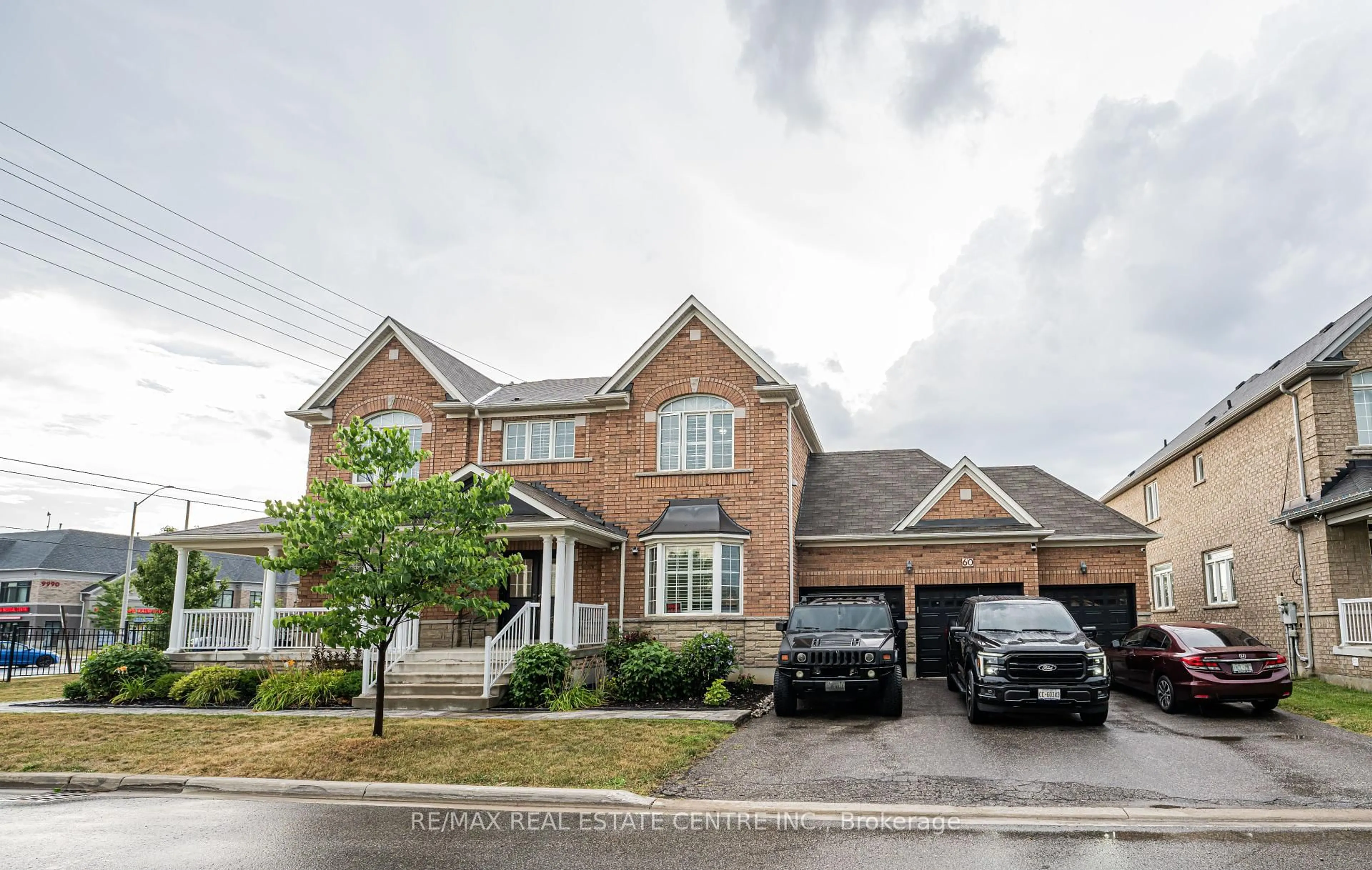 Home with brick exterior material, street for 60 Sleightholme Cres, Brampton Ontario L6P 3E7