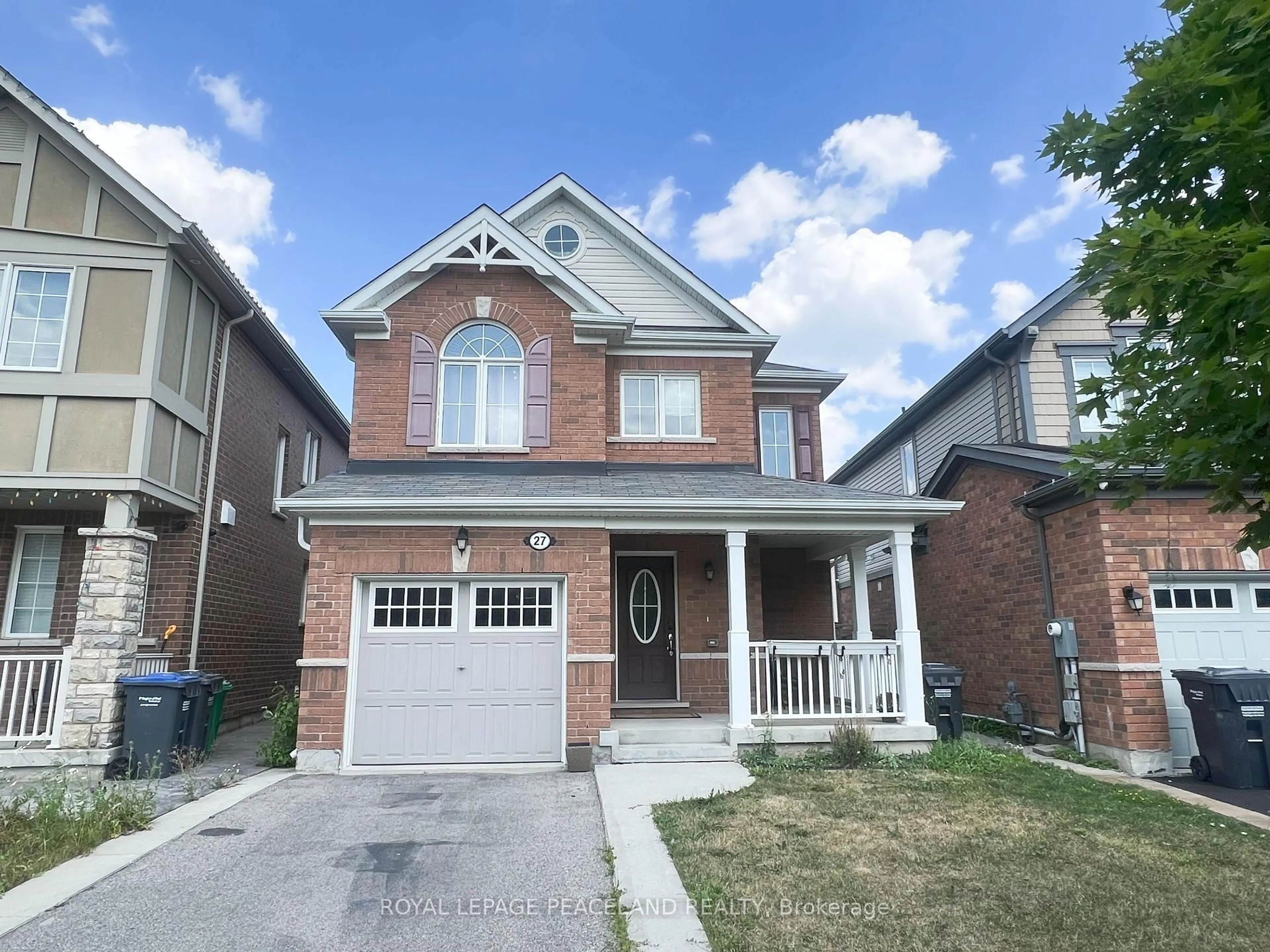 Home with brick exterior material, street for 27 Leadenhall Rd, Brampton Ontario L7A 4G4