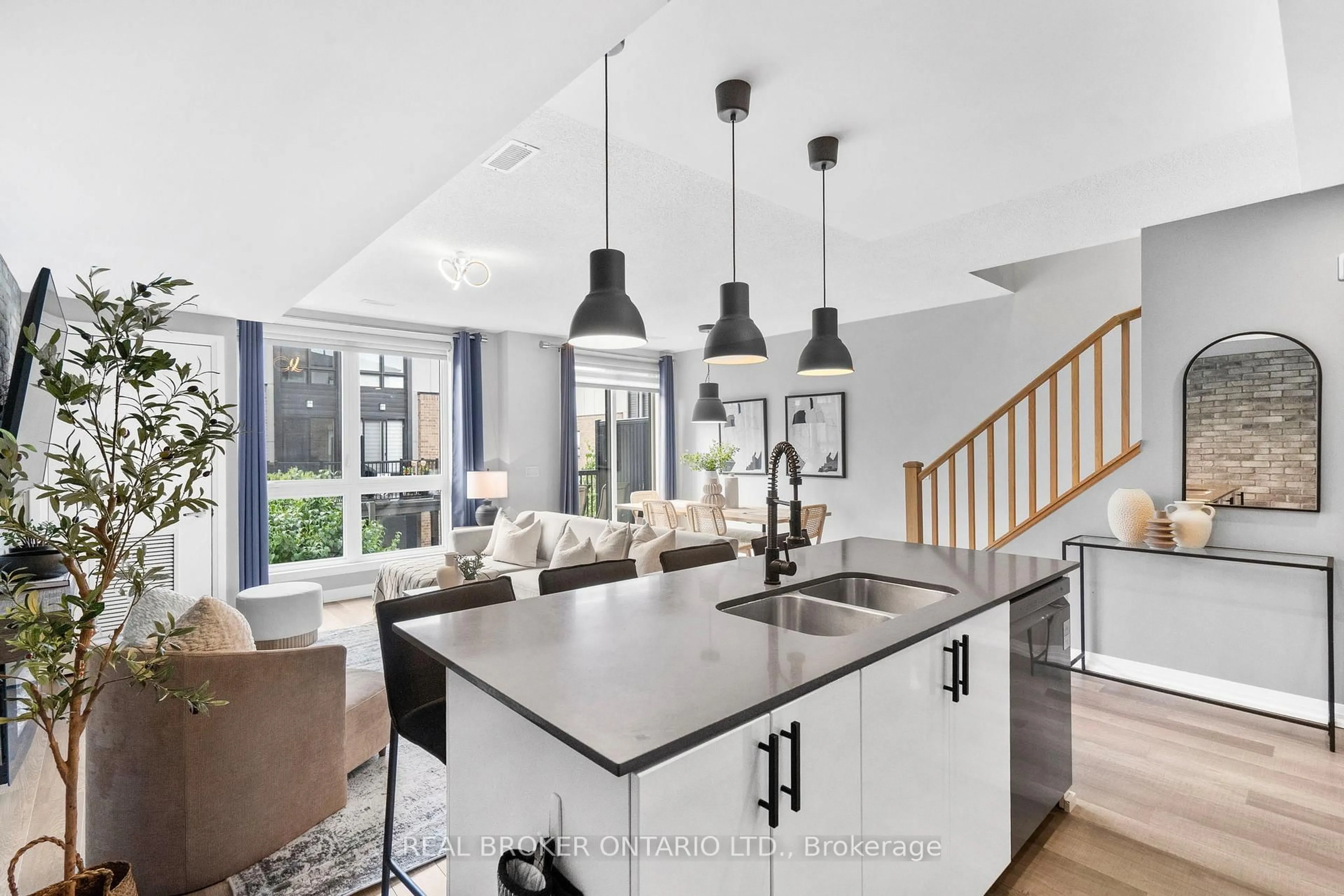 Open concept kitchen, unknown for 1204 Main St #207, Milton Ontario L9T 9K7