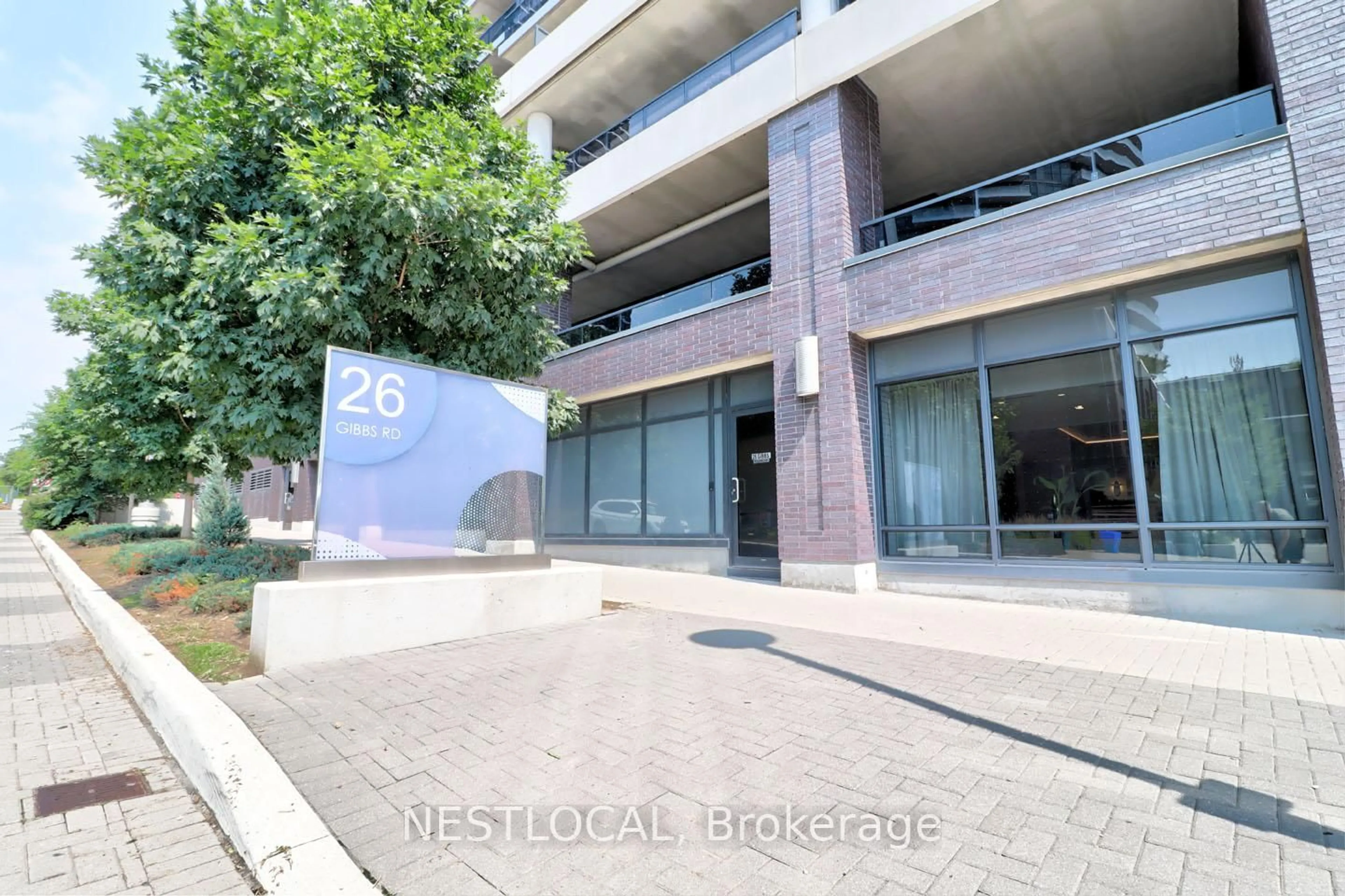 Indoor foyer for 26 Gibbs Rd #336, Toronto Ontario M9B 0E3