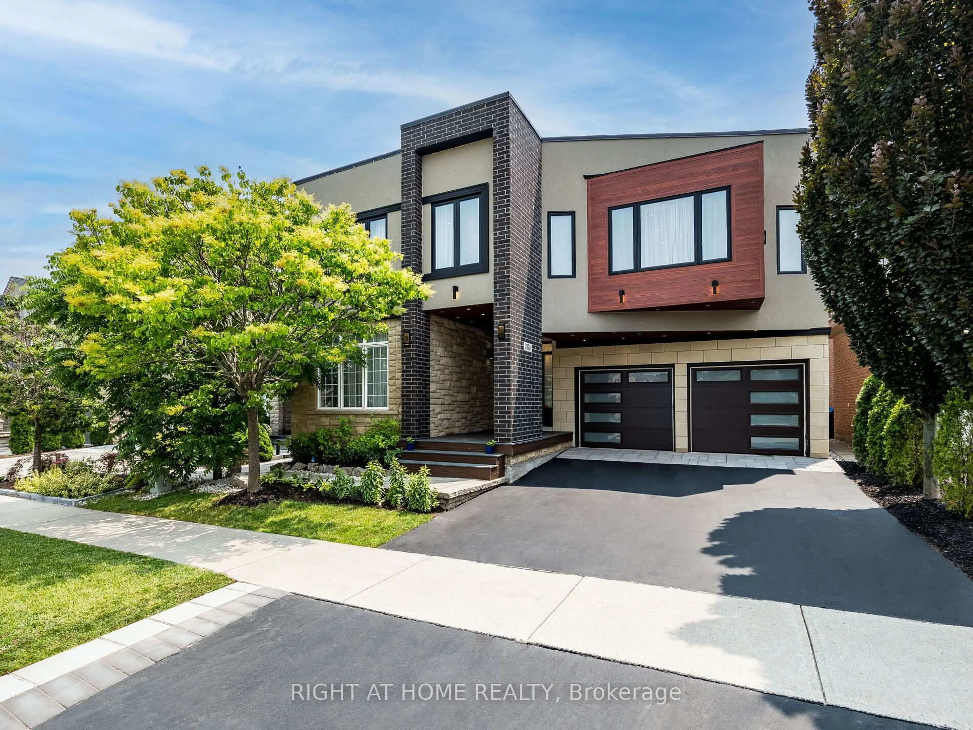 Home with brick exterior material, street for 3176 Stockdbridge Ave, Oakville Ontario L6M 0A7