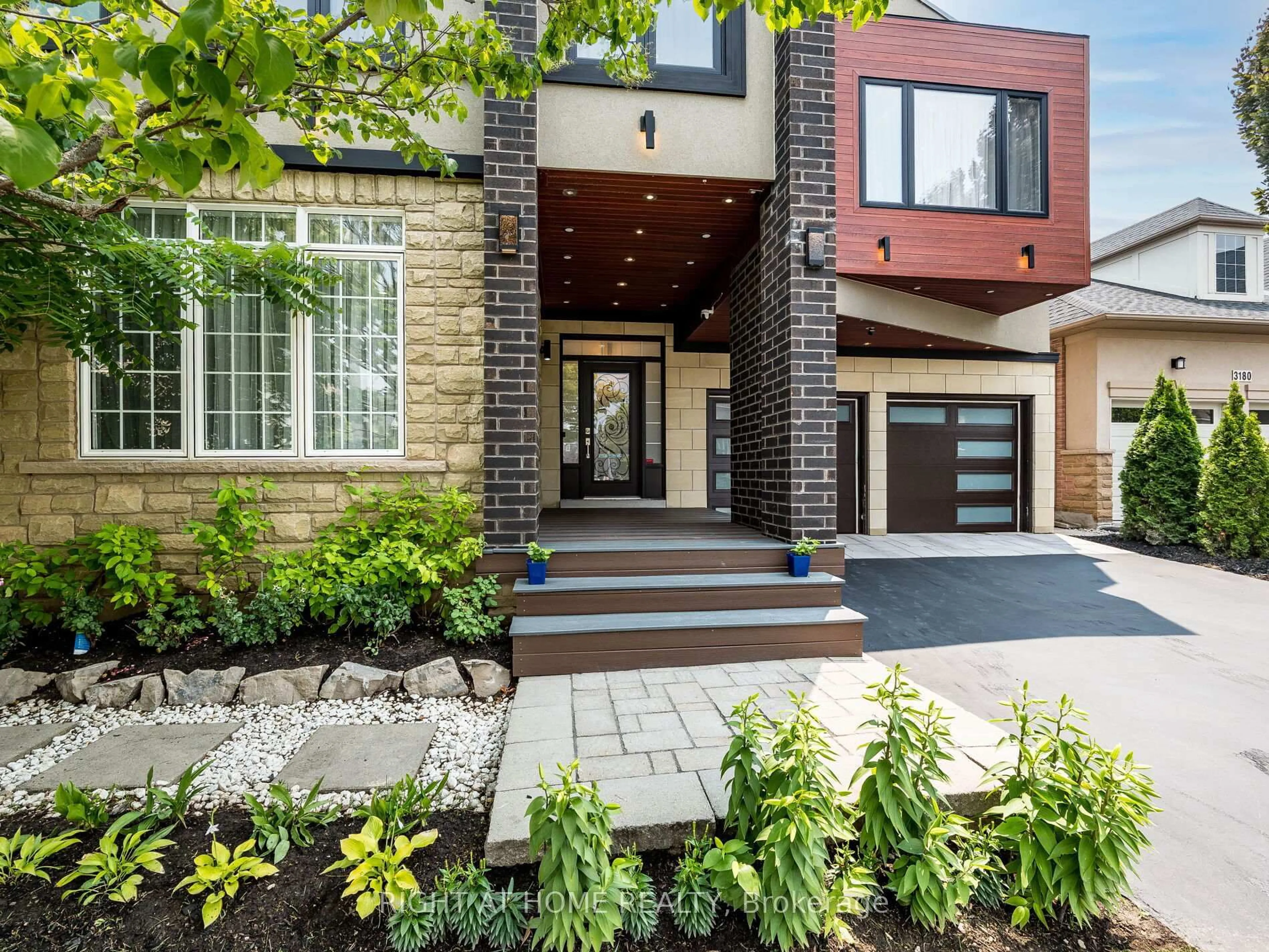 Home with brick exterior material, street for 3176 Stockdbridge Ave, Oakville Ontario L6M 0A7